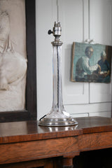 A 19th century Cut Glass Table Lamp