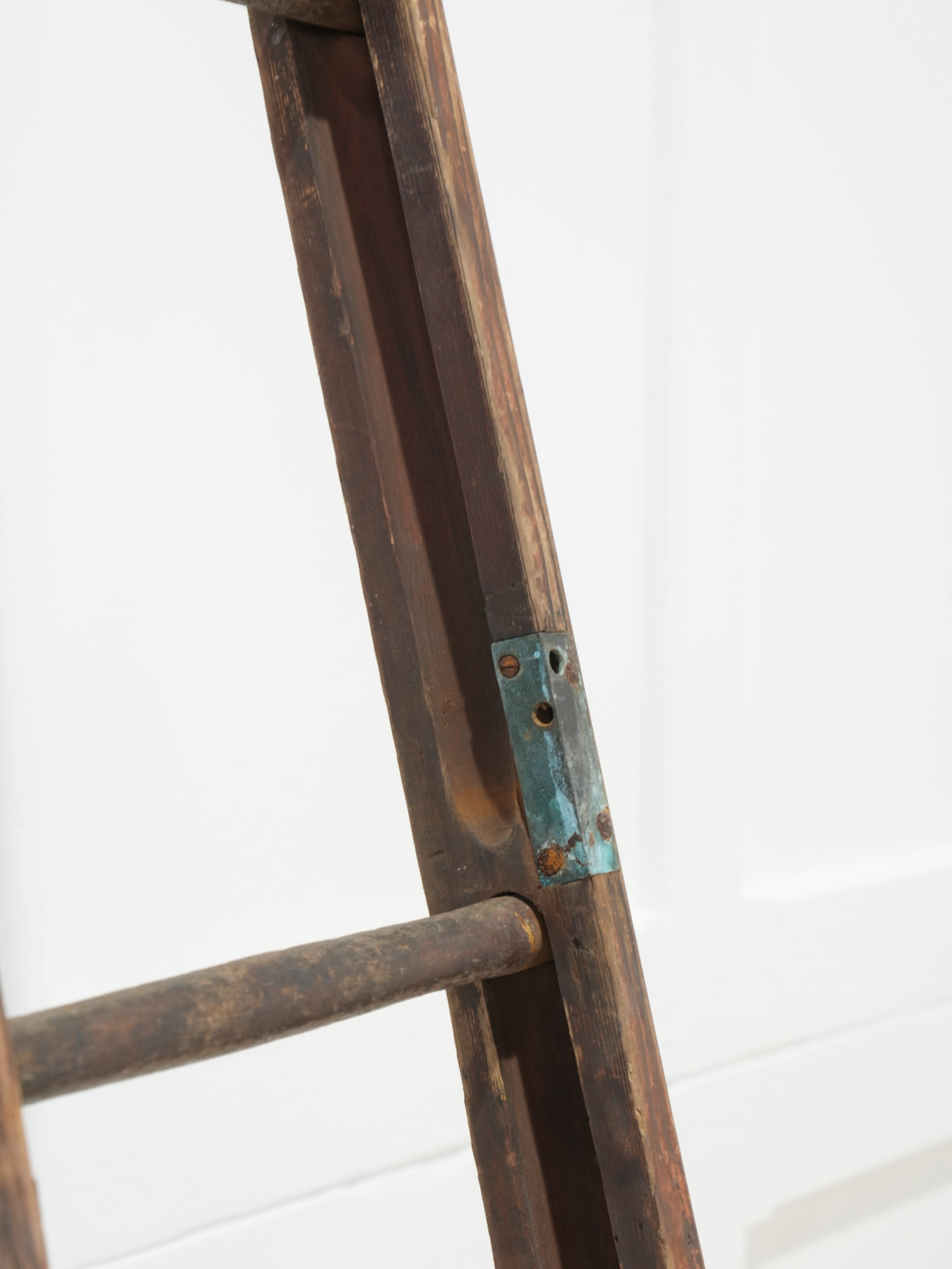 A 19th Century Folding Pole Ladder