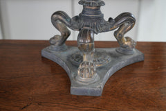 A George IV Column Table Lamp
