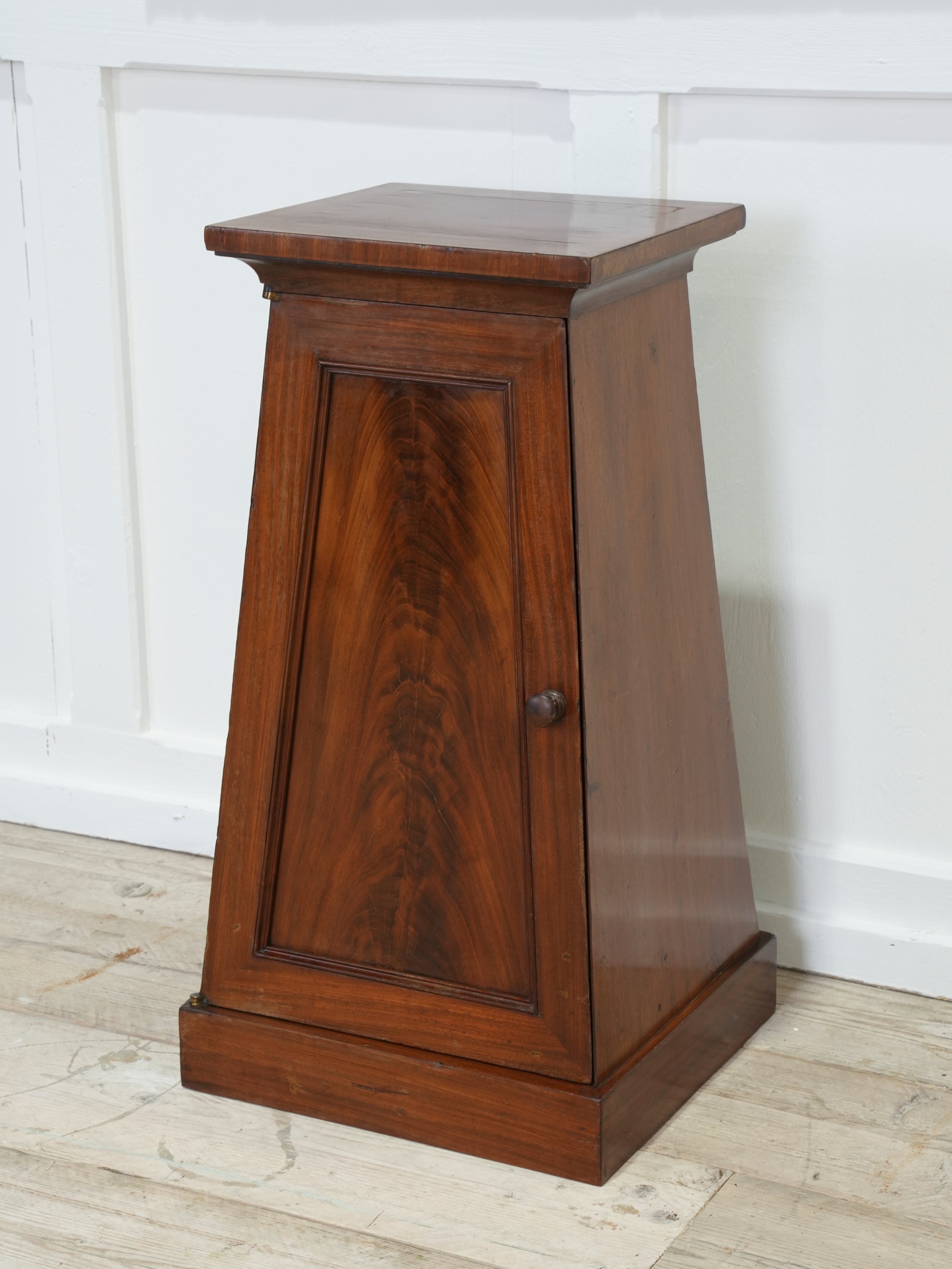 A Regency Mahogany Pedestal Cabinet