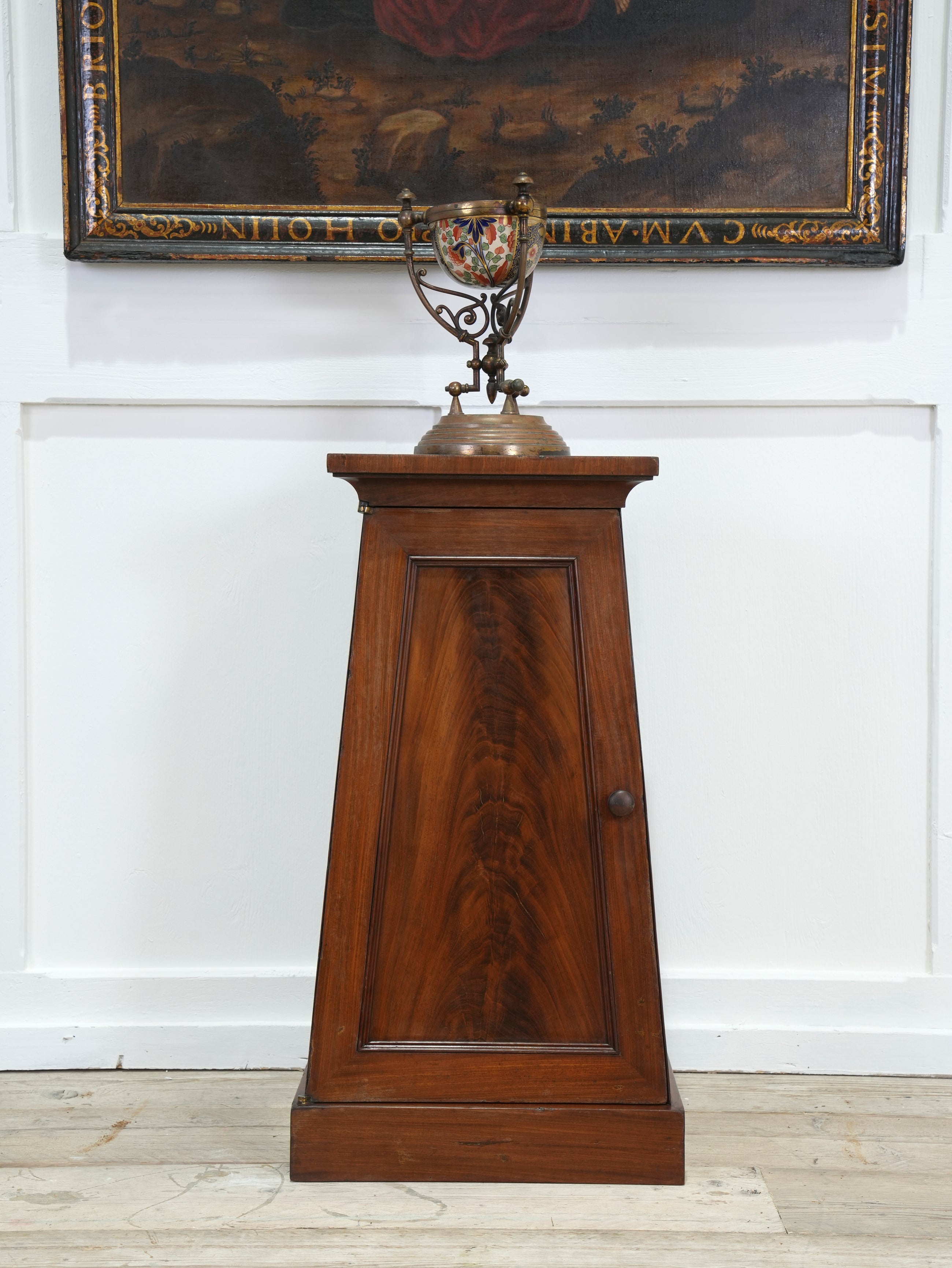 A Regency Mahogany Pedestal Cabinet