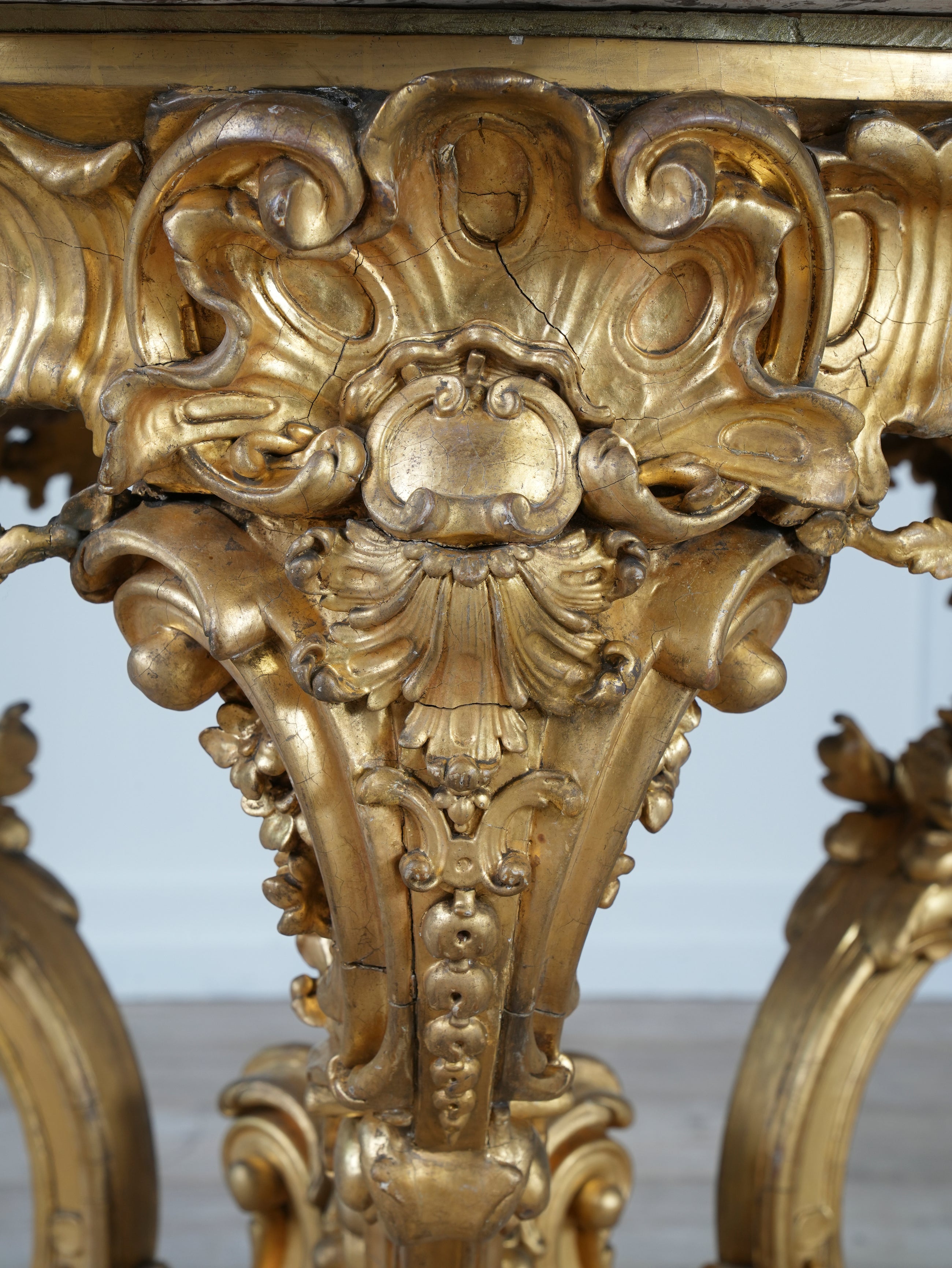 A Mid 19th Century Gilt Gesso Centre Table