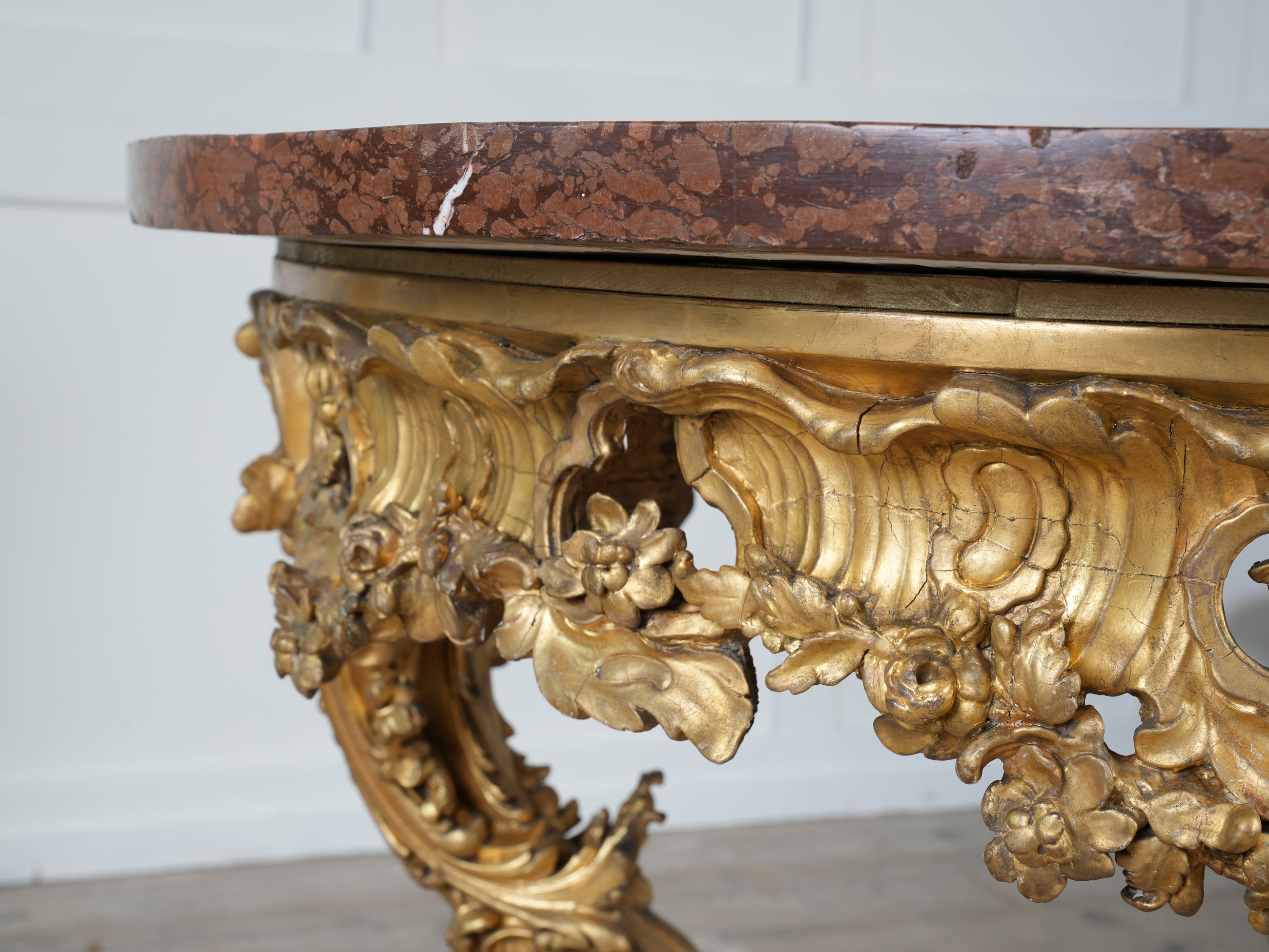 A Mid 19th Century Gilt Gesso Centre Table