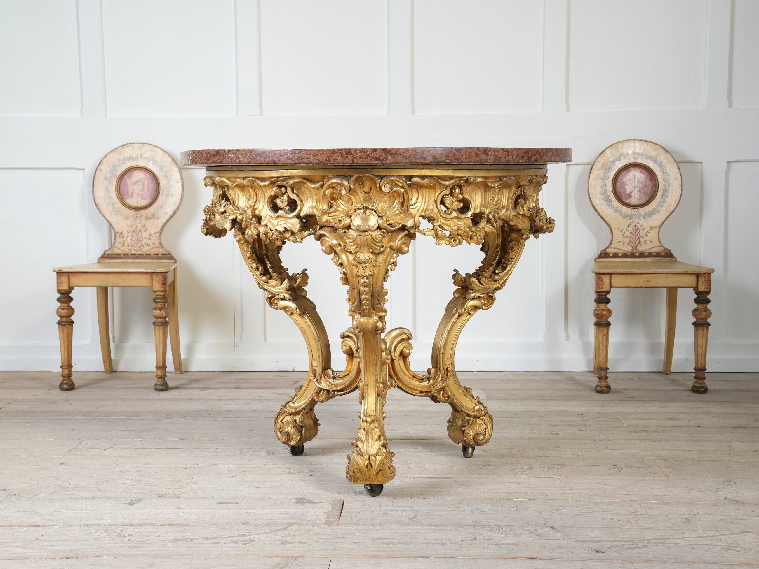 A Mid 19th Century Gilt Gesso Centre Table