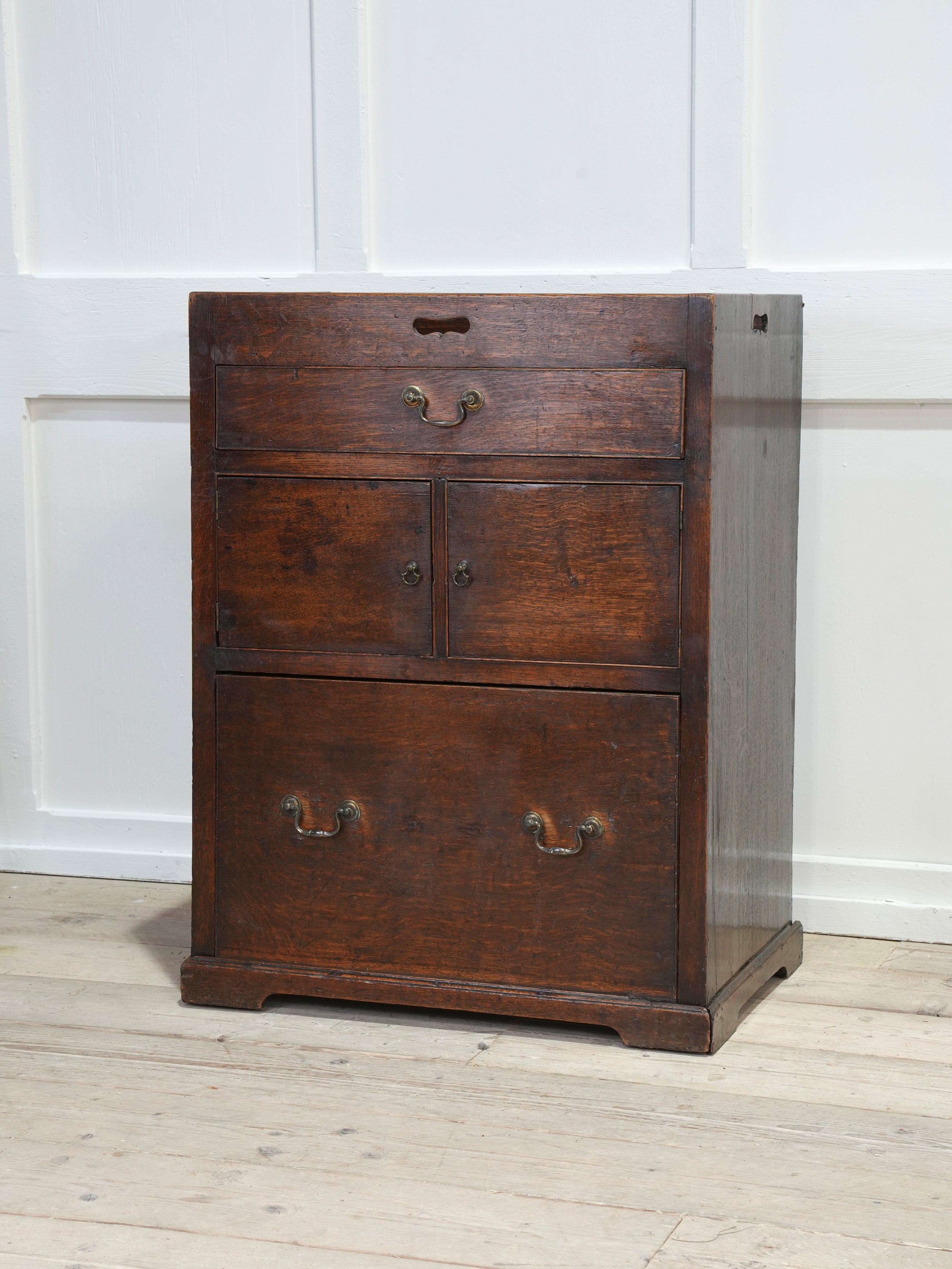 A George III Bedside Commode Cabinet