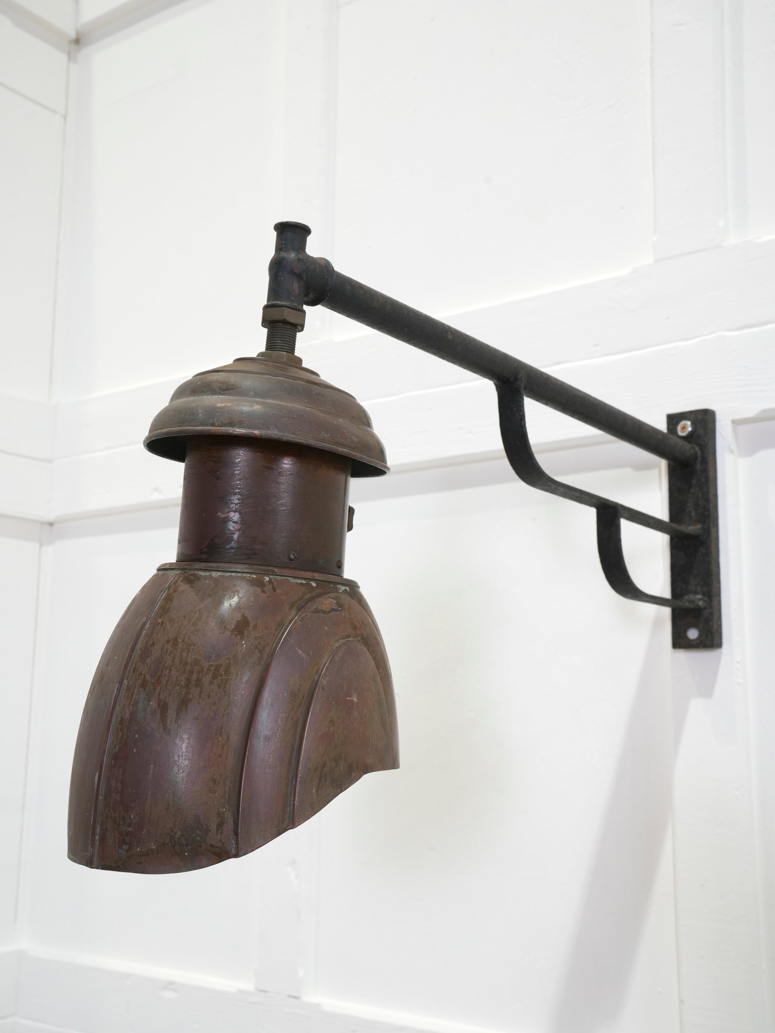 A French Nautilus Wall Light