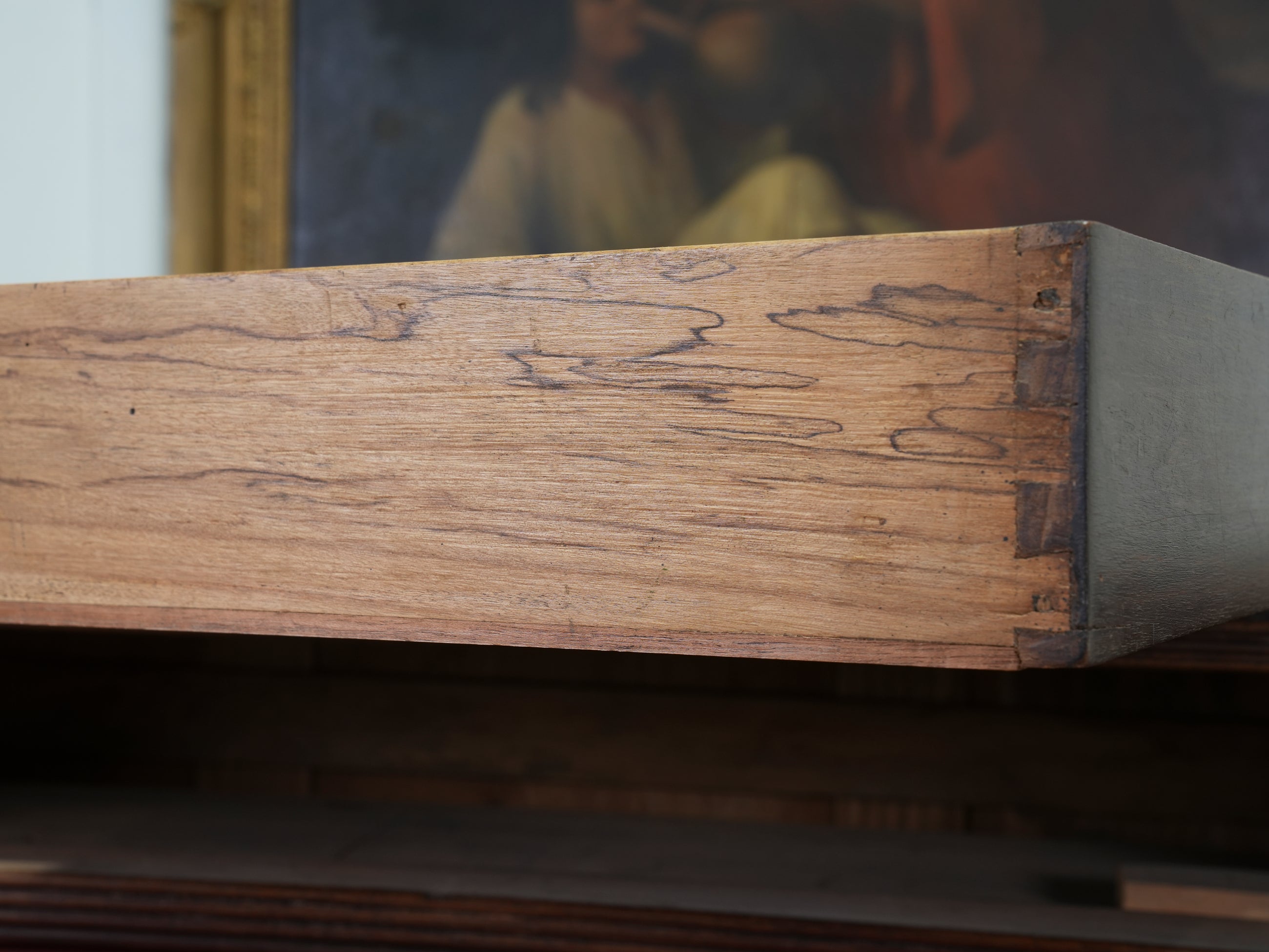 A Mid 19th Century Campaign Secretaire Chest