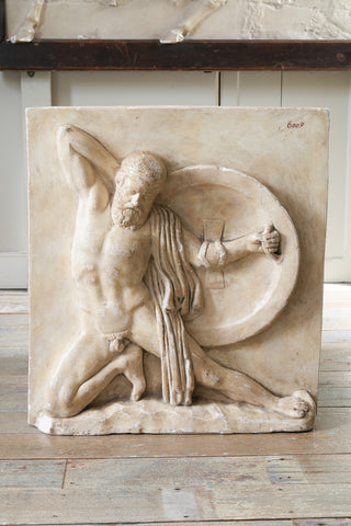 A Plaster Relief of The Falling Warrior