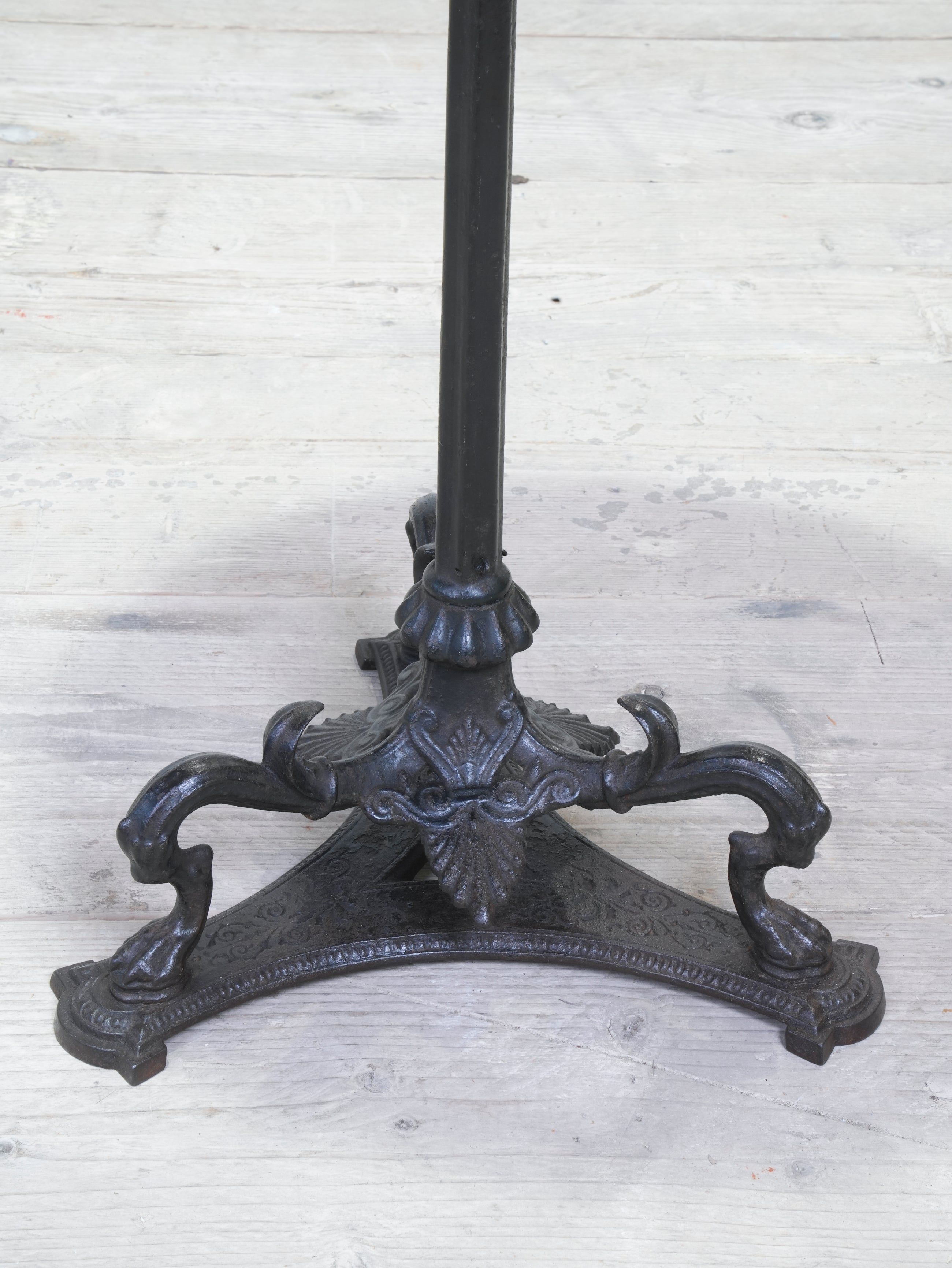 A Regency Cast Iron & Marble Side Table