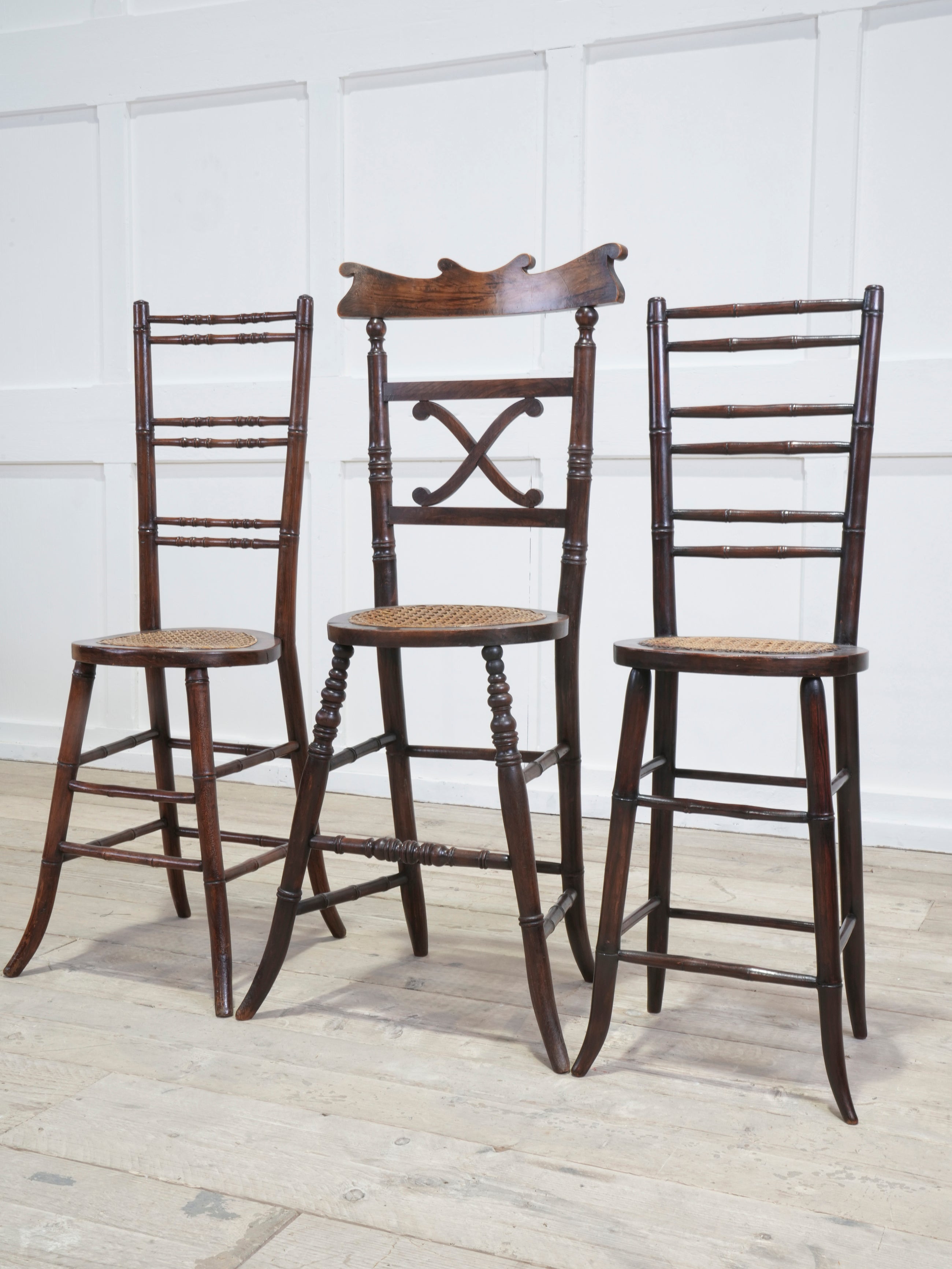 A Group of 19th Century Correction Chairs