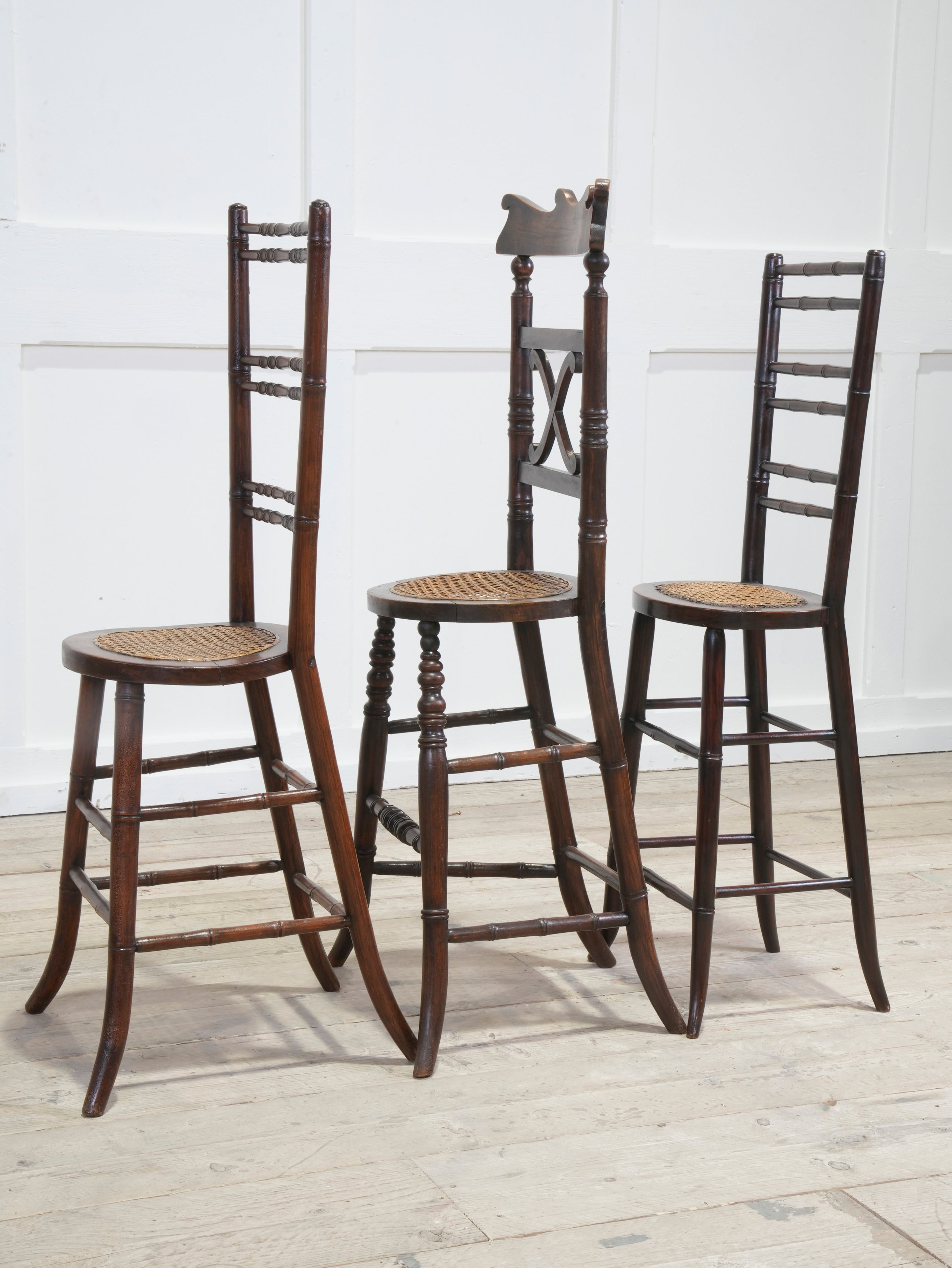 A Group of 19th Century Correction Chairs