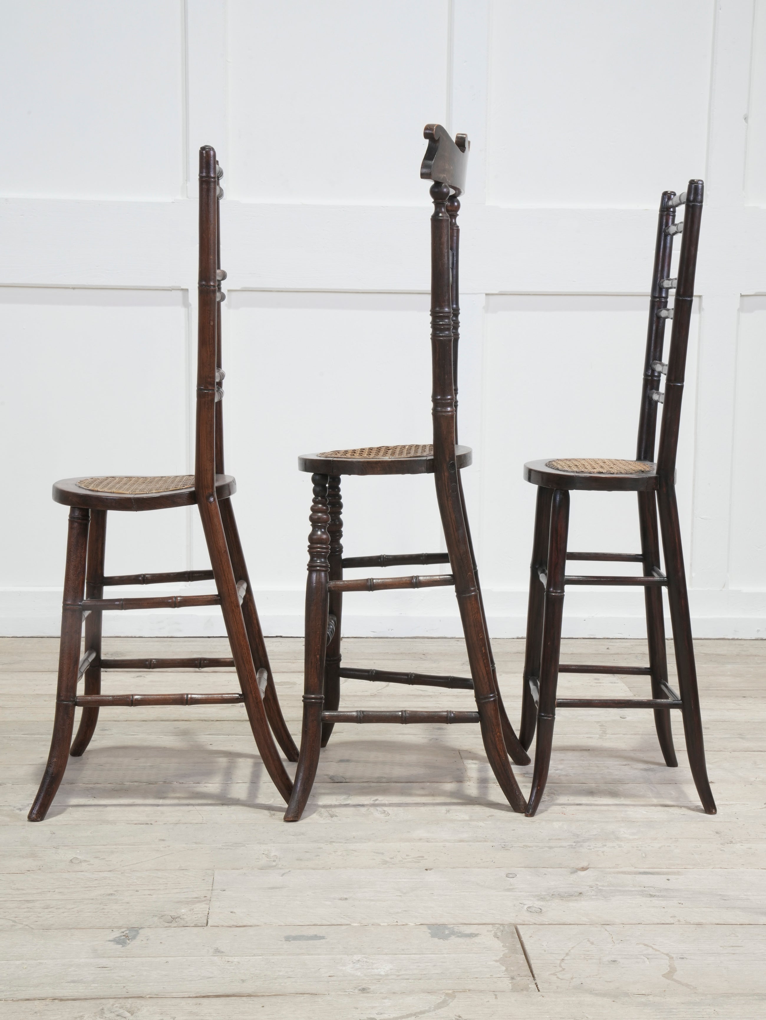 A Group of 19th Century Correction Chairs