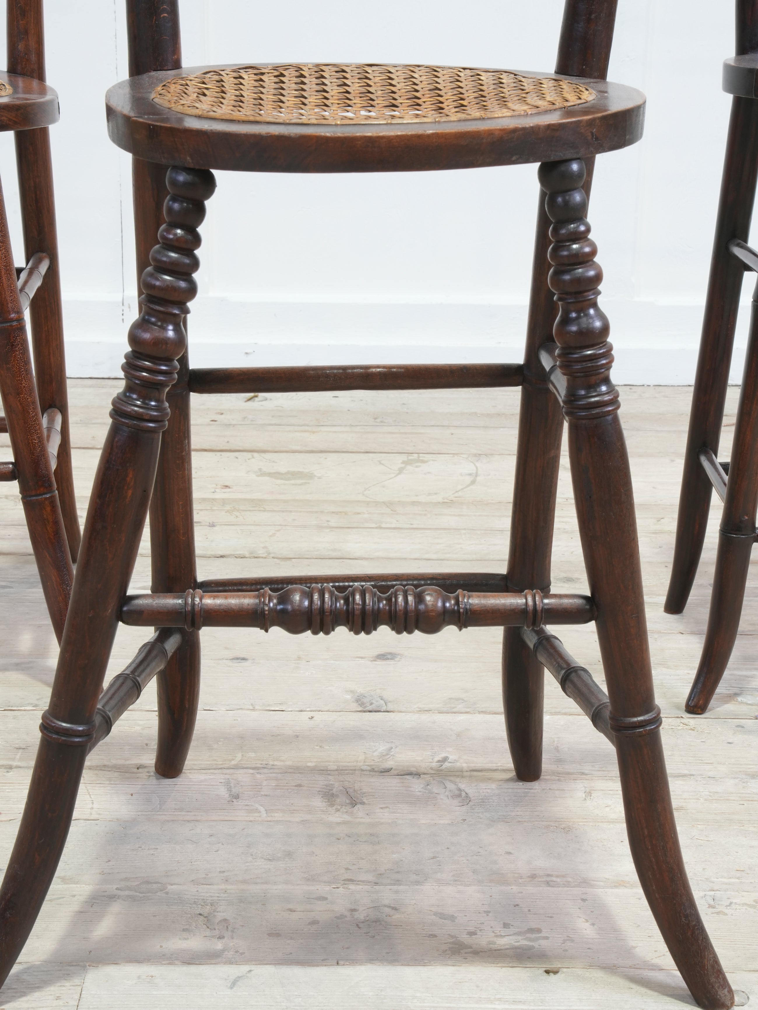 A Group of 19th Century Correction Chairs