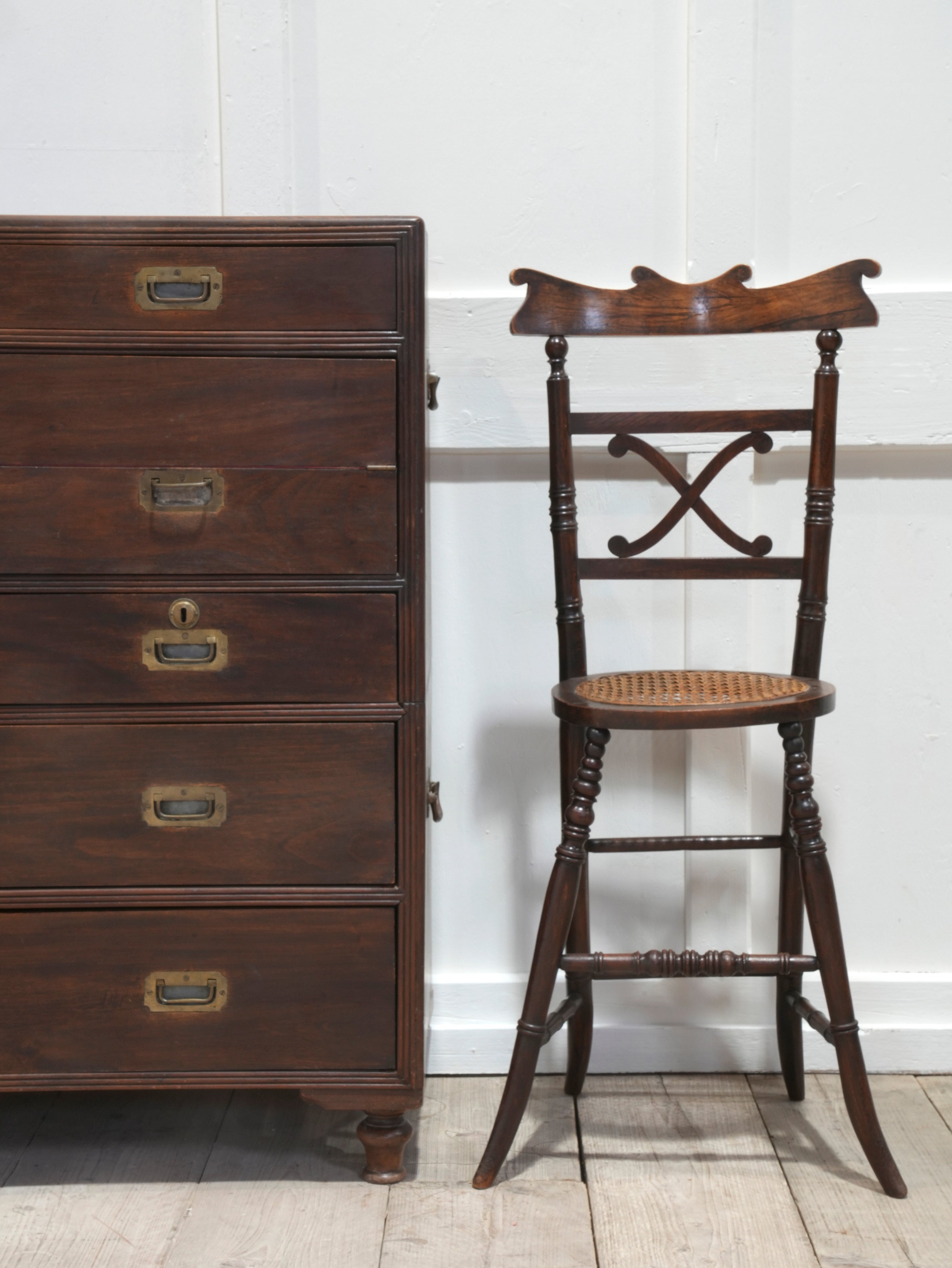 A Group of 19th Century Correction Chairs