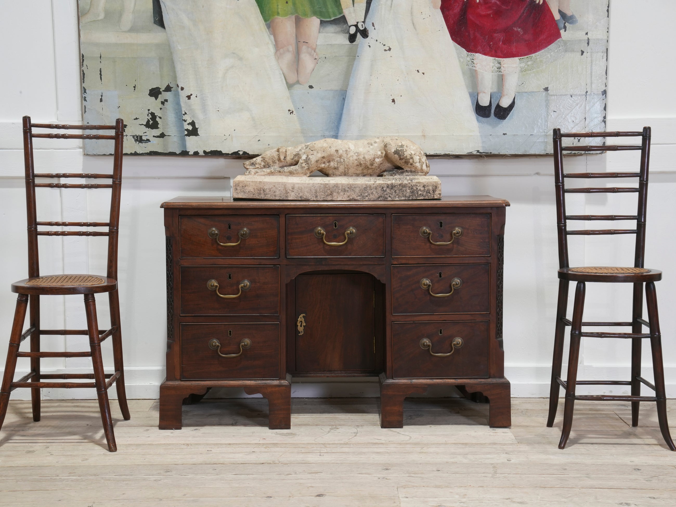 A Group of 19th Century Correction Chairs