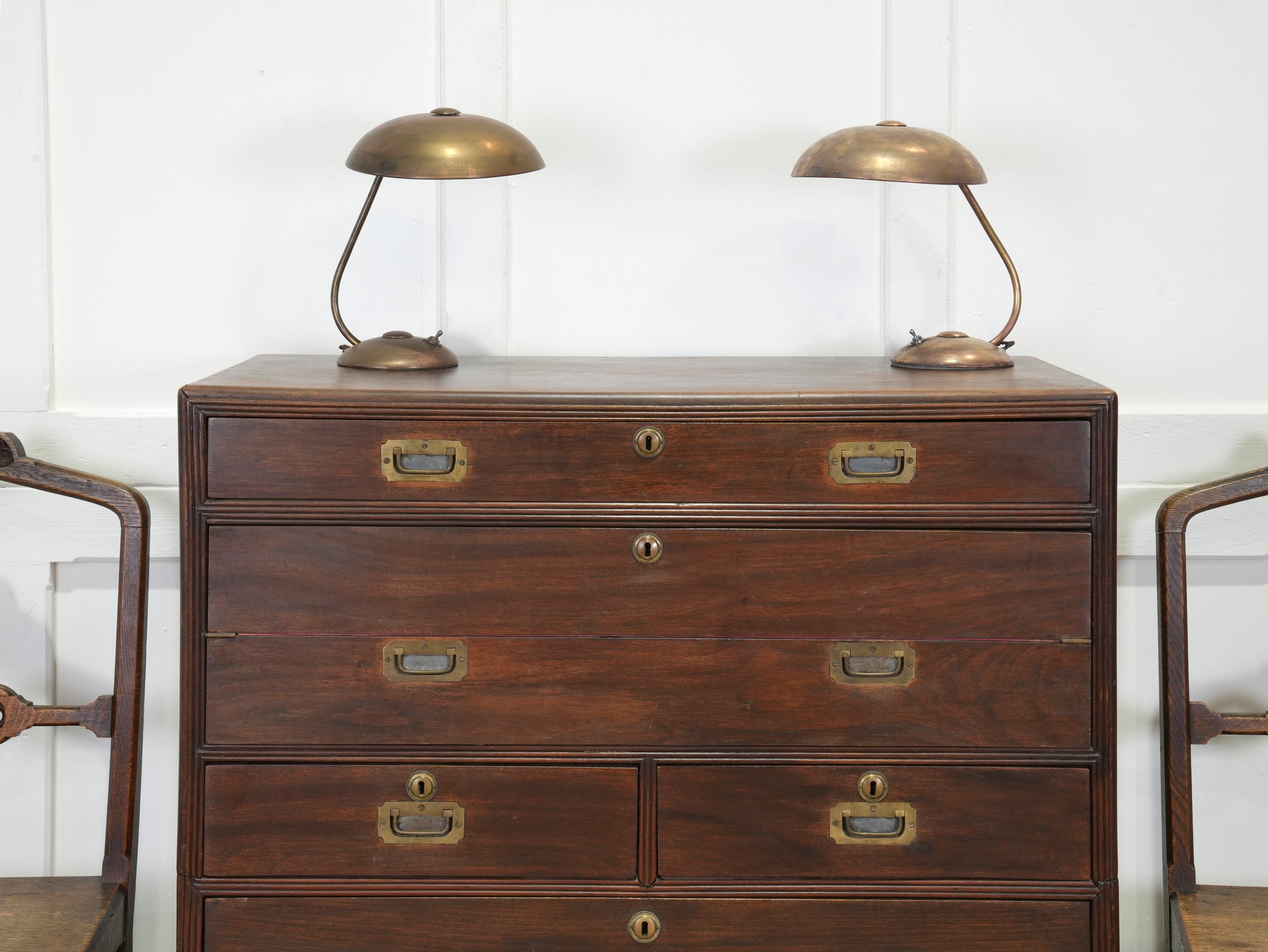 A Pair of Helo Leuchten Desk Lamps