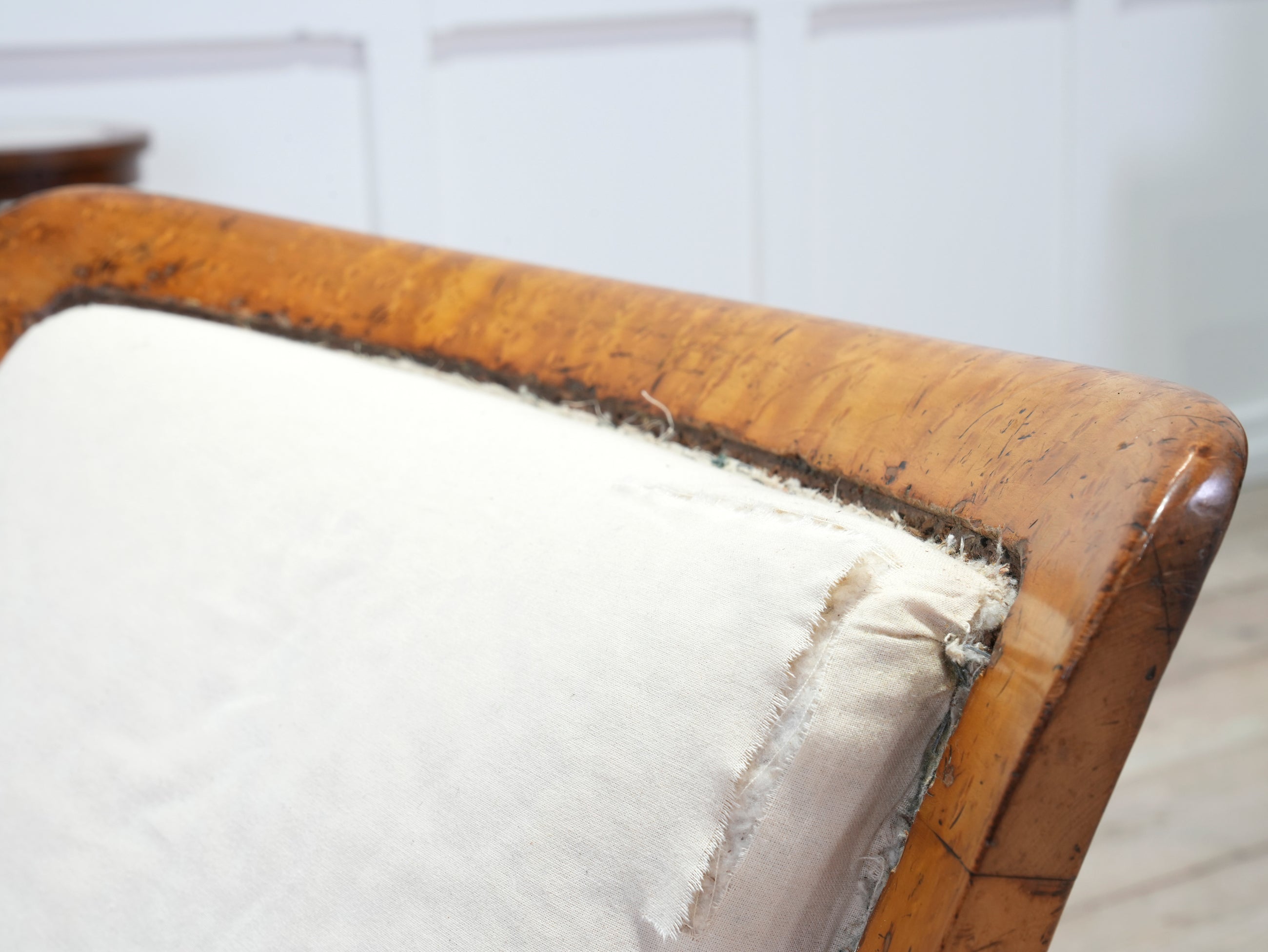 A William IV Burr Maple Armchair