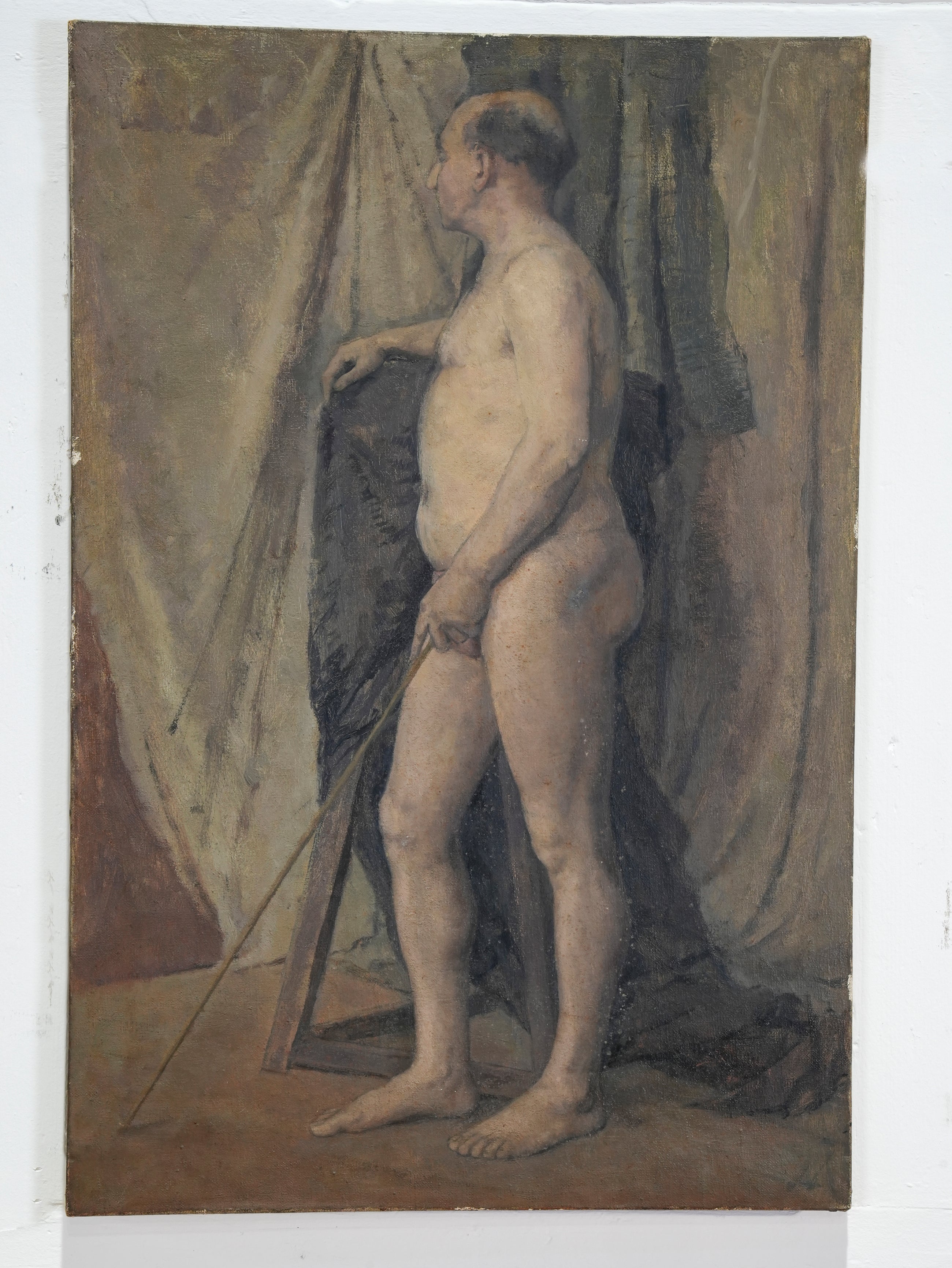 A Standing Male Nude Study