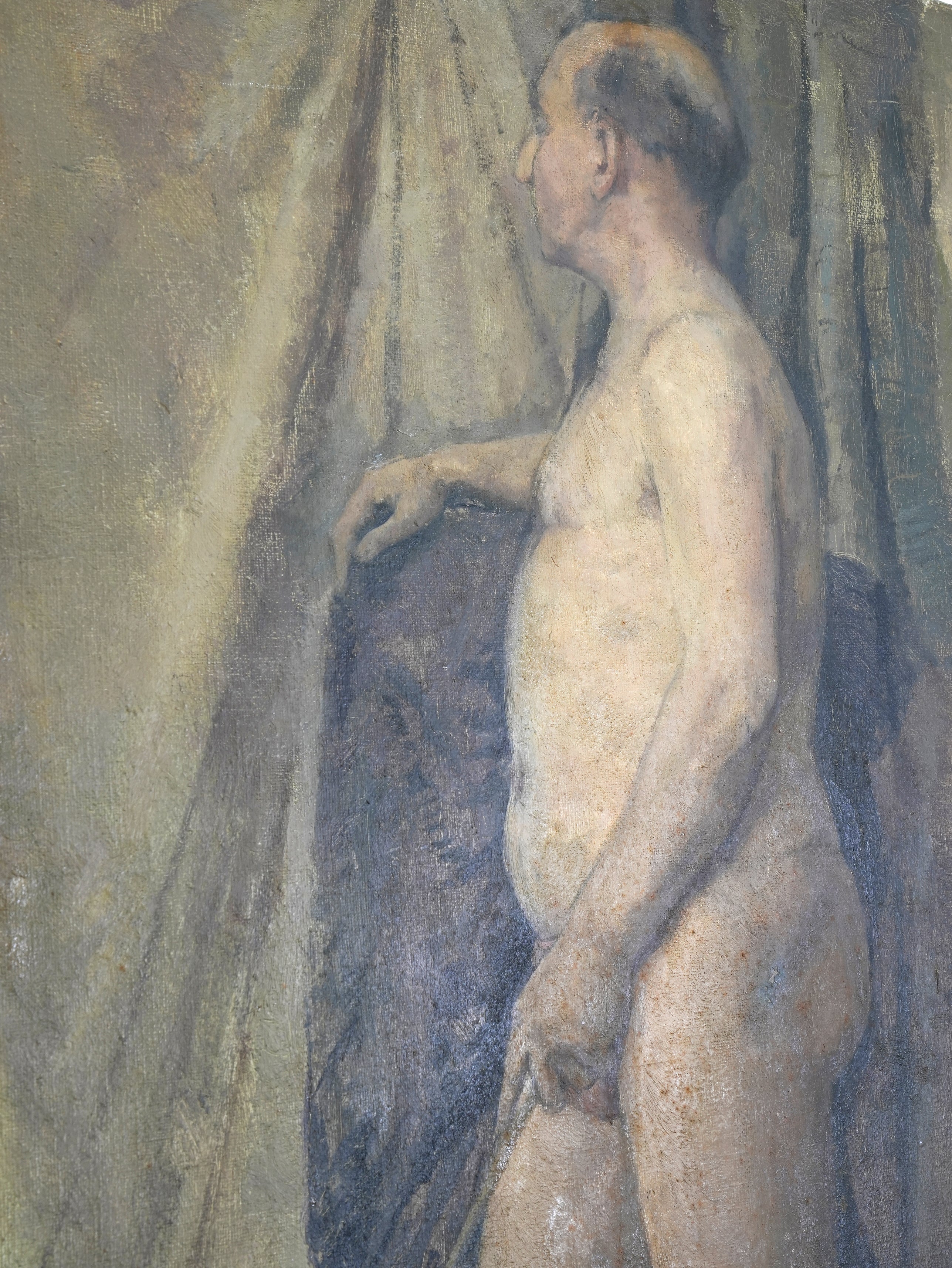 A Standing Male Nude Study