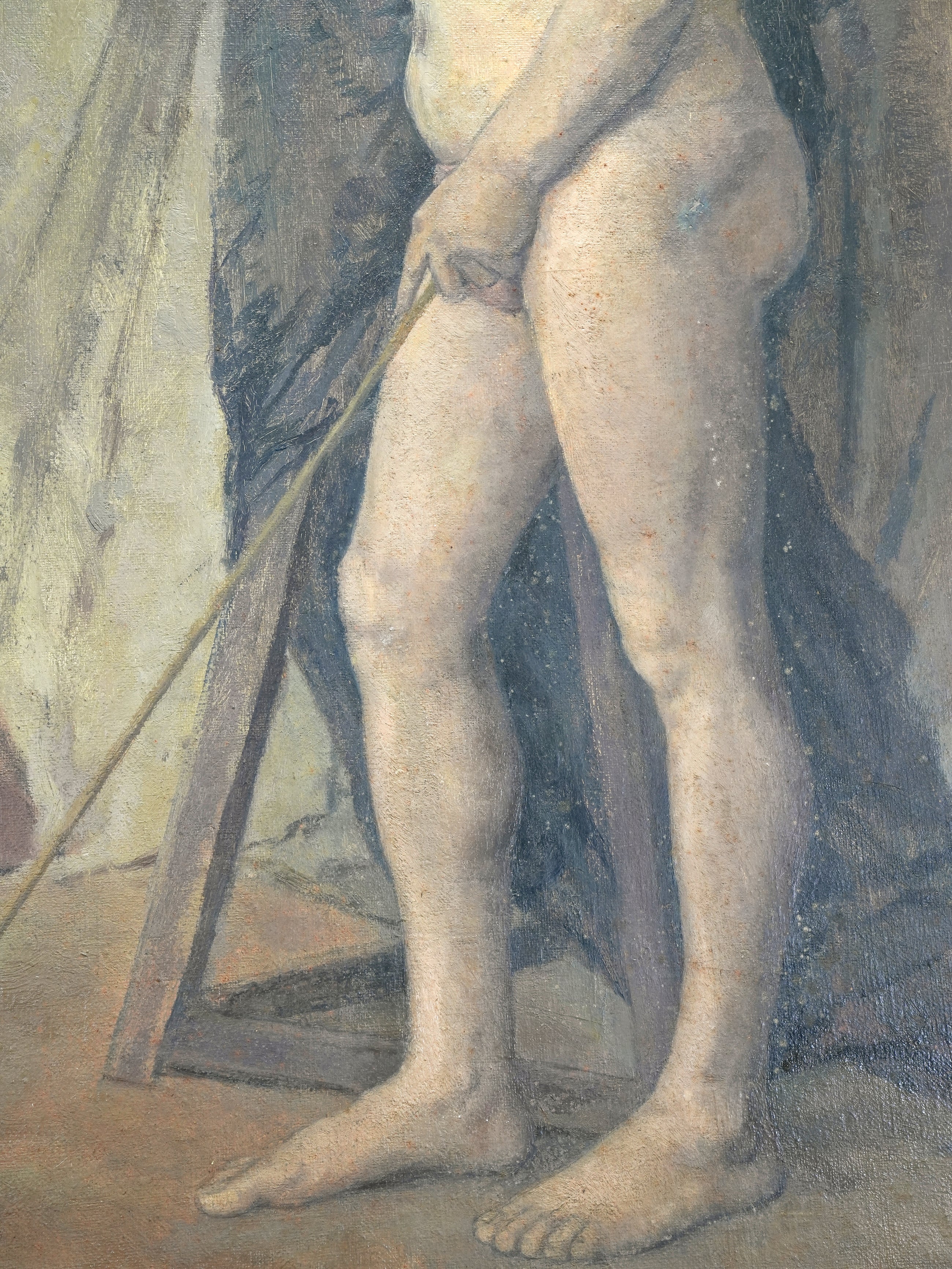 A Standing Male Nude Study