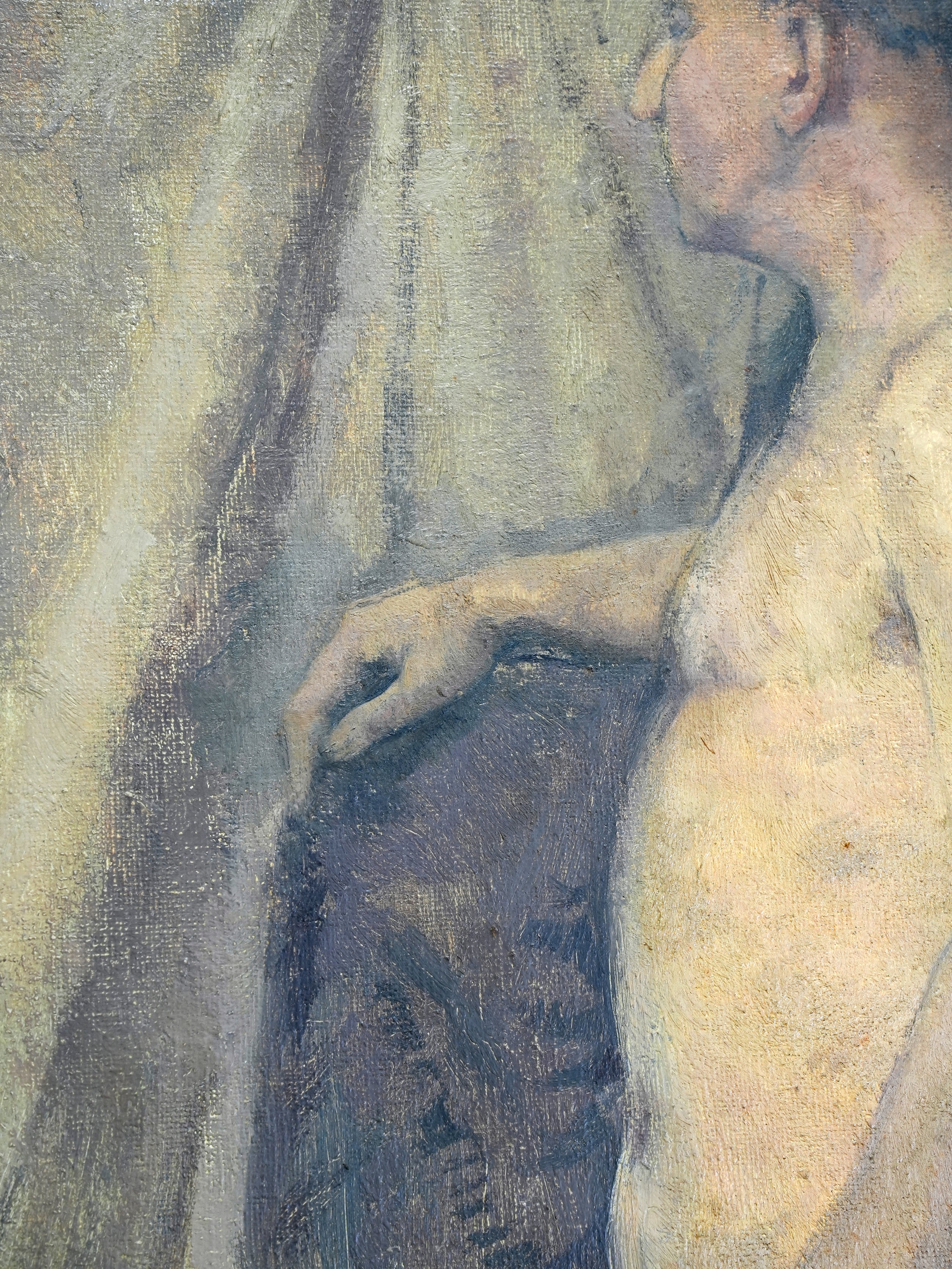 A Standing Male Nude Study