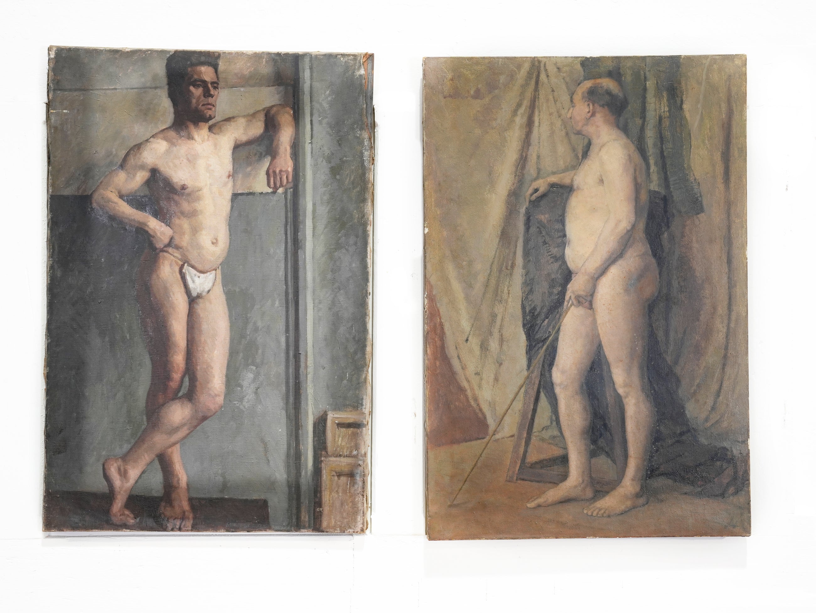 A Standing Male Nude Study