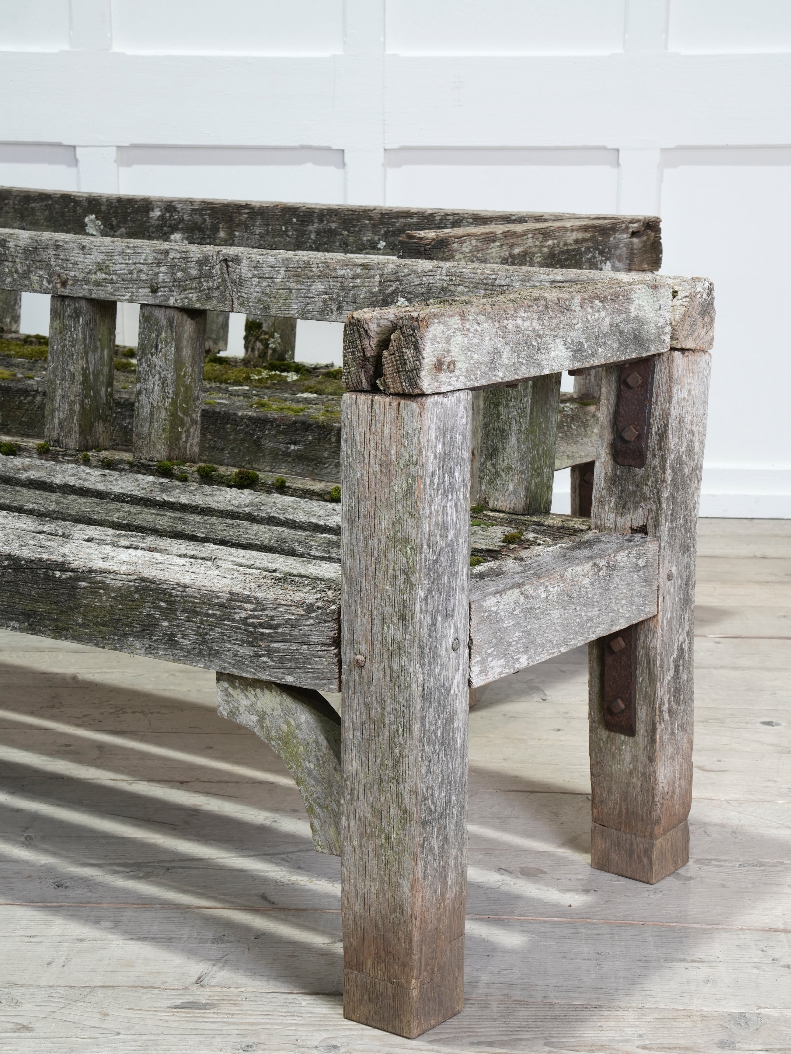 A Pair of Oak Estate Benches