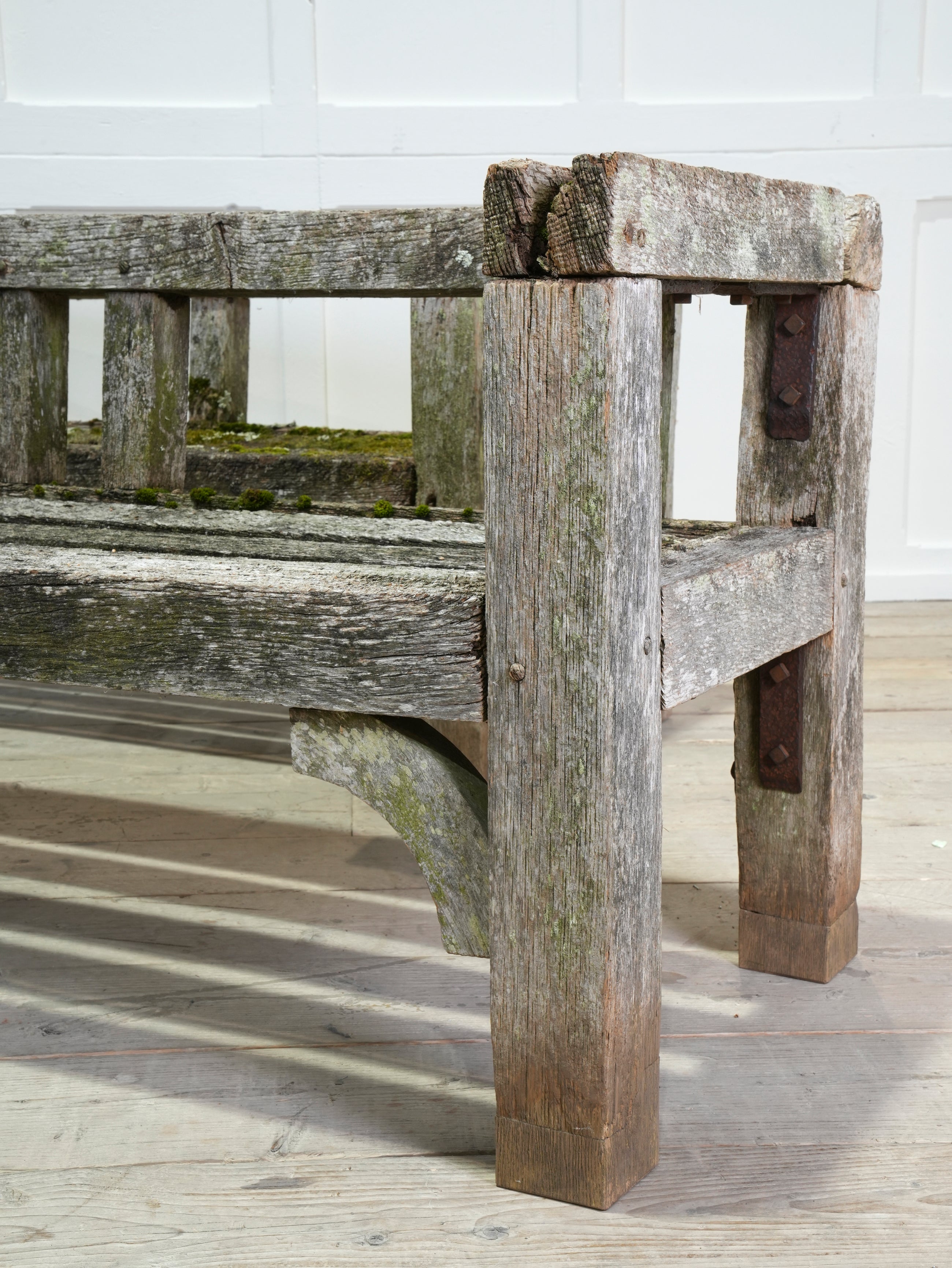 A Pair of Oak Estate Benches