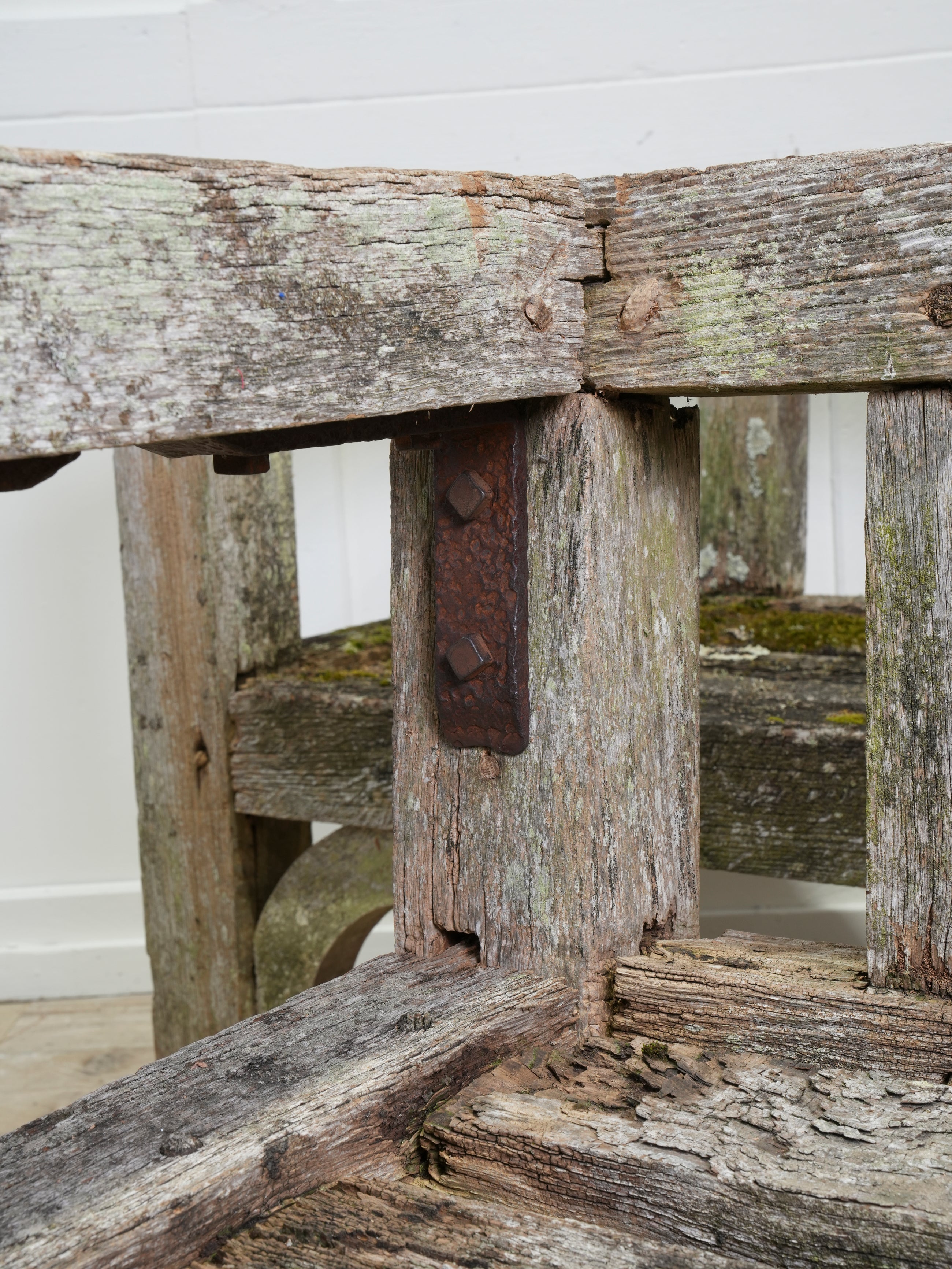 A Pair of Oak Estate Benches