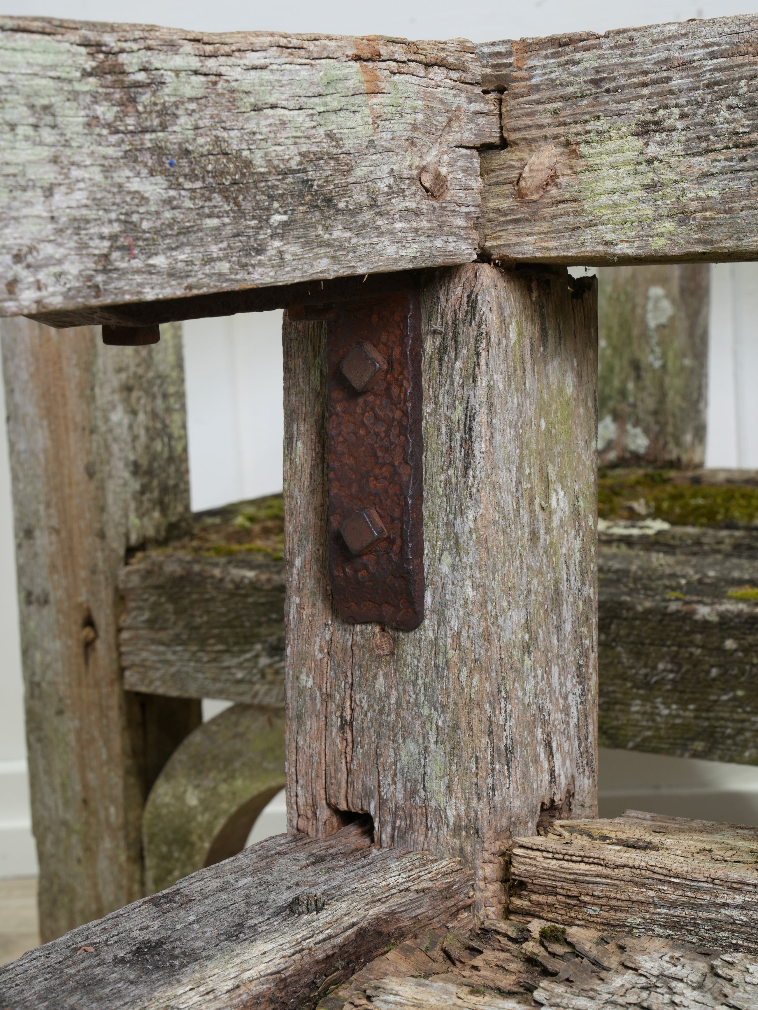 A Pair of Oak Estate Benches