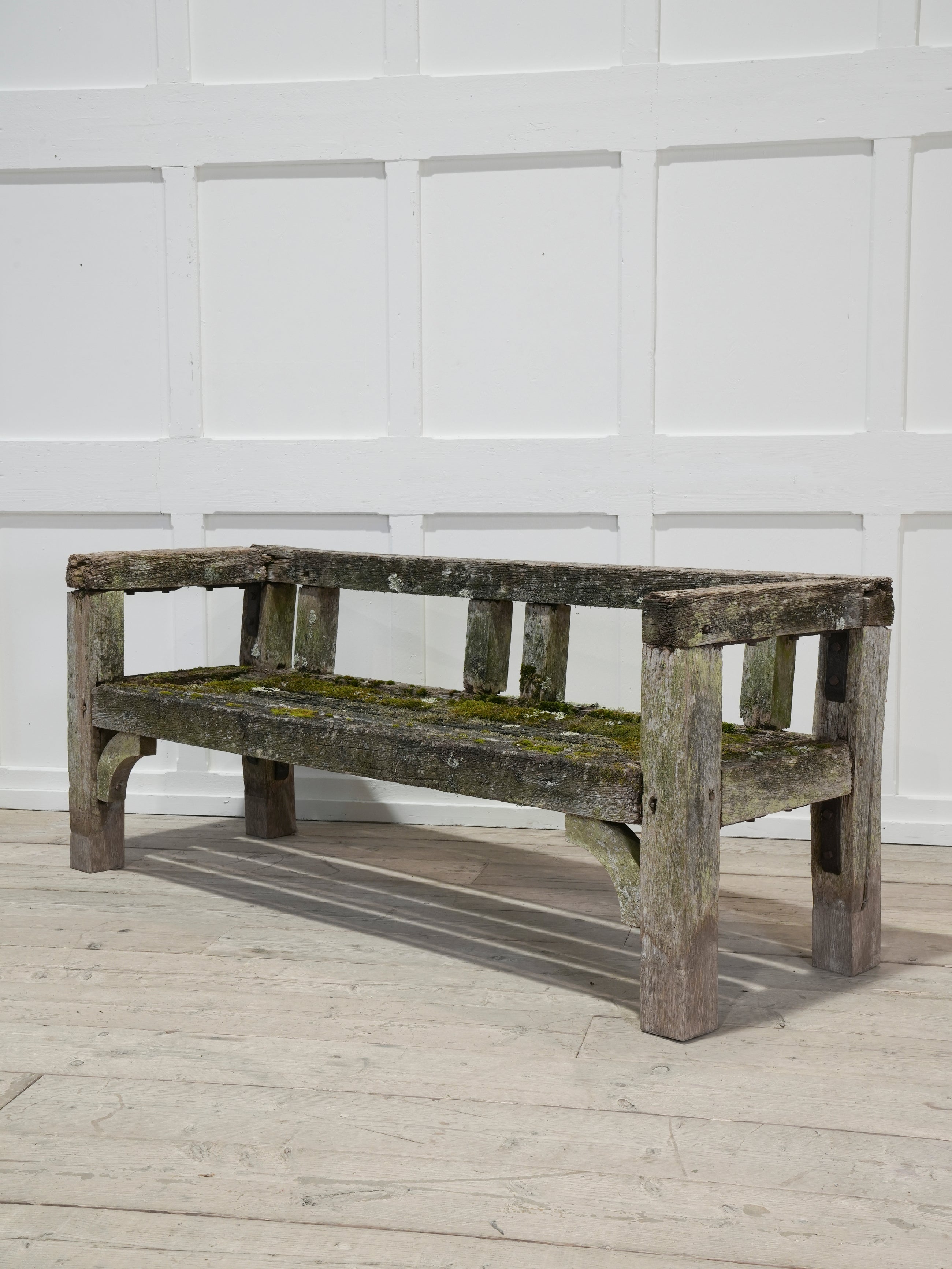 A Pair of Oak Estate Benches