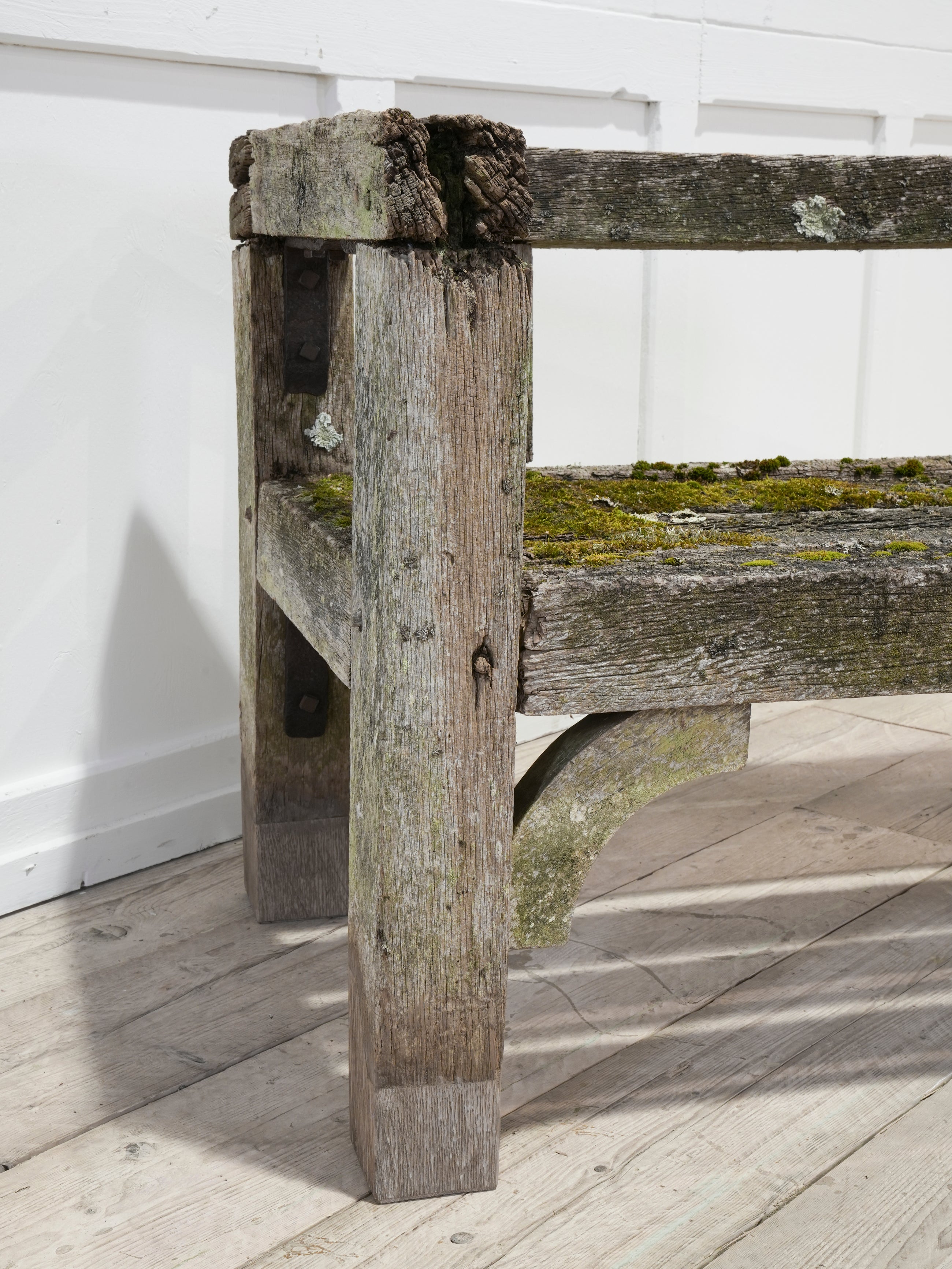 A Pair of Oak Estate Benches