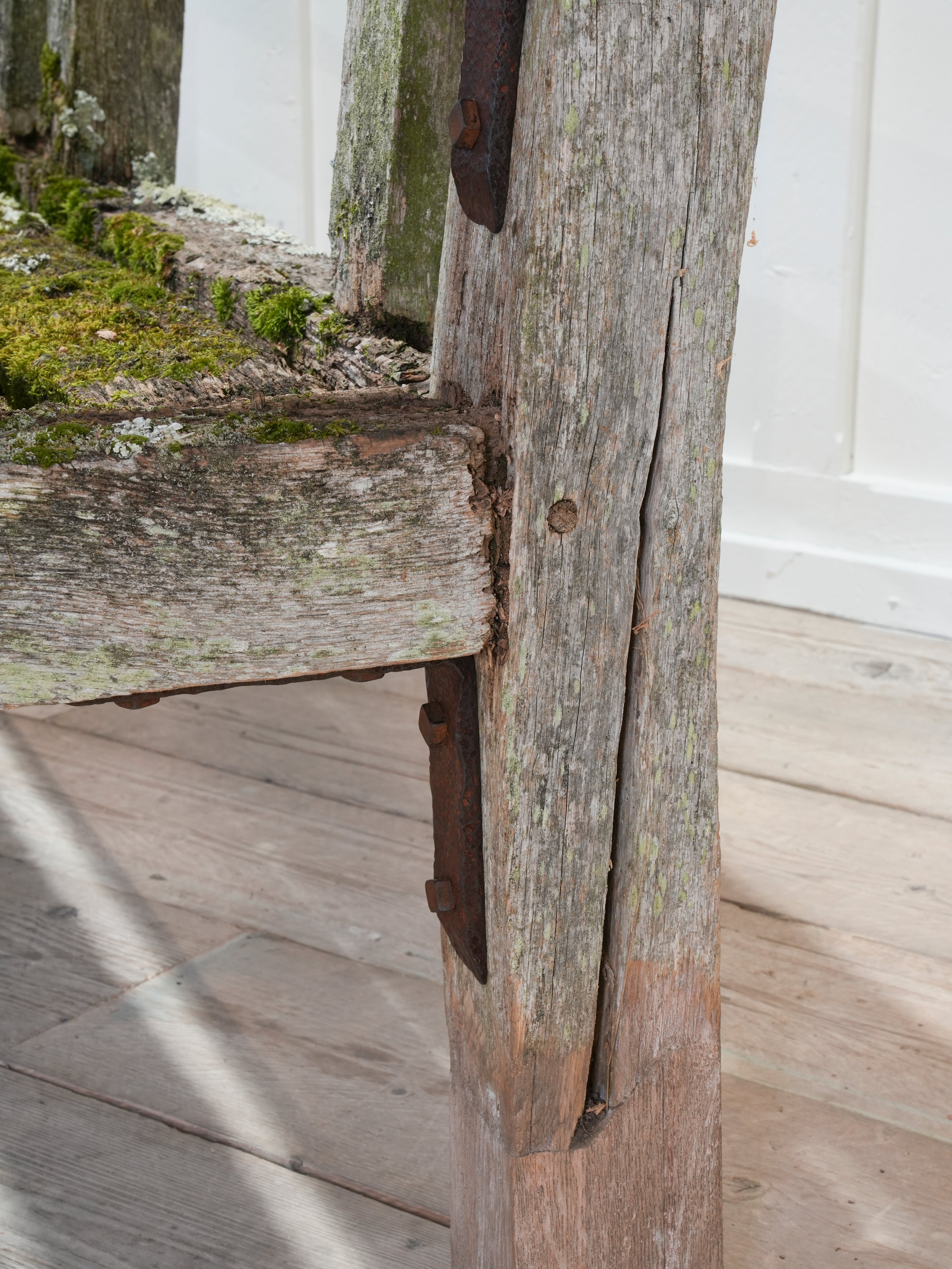 A Pair of Oak Estate Benches