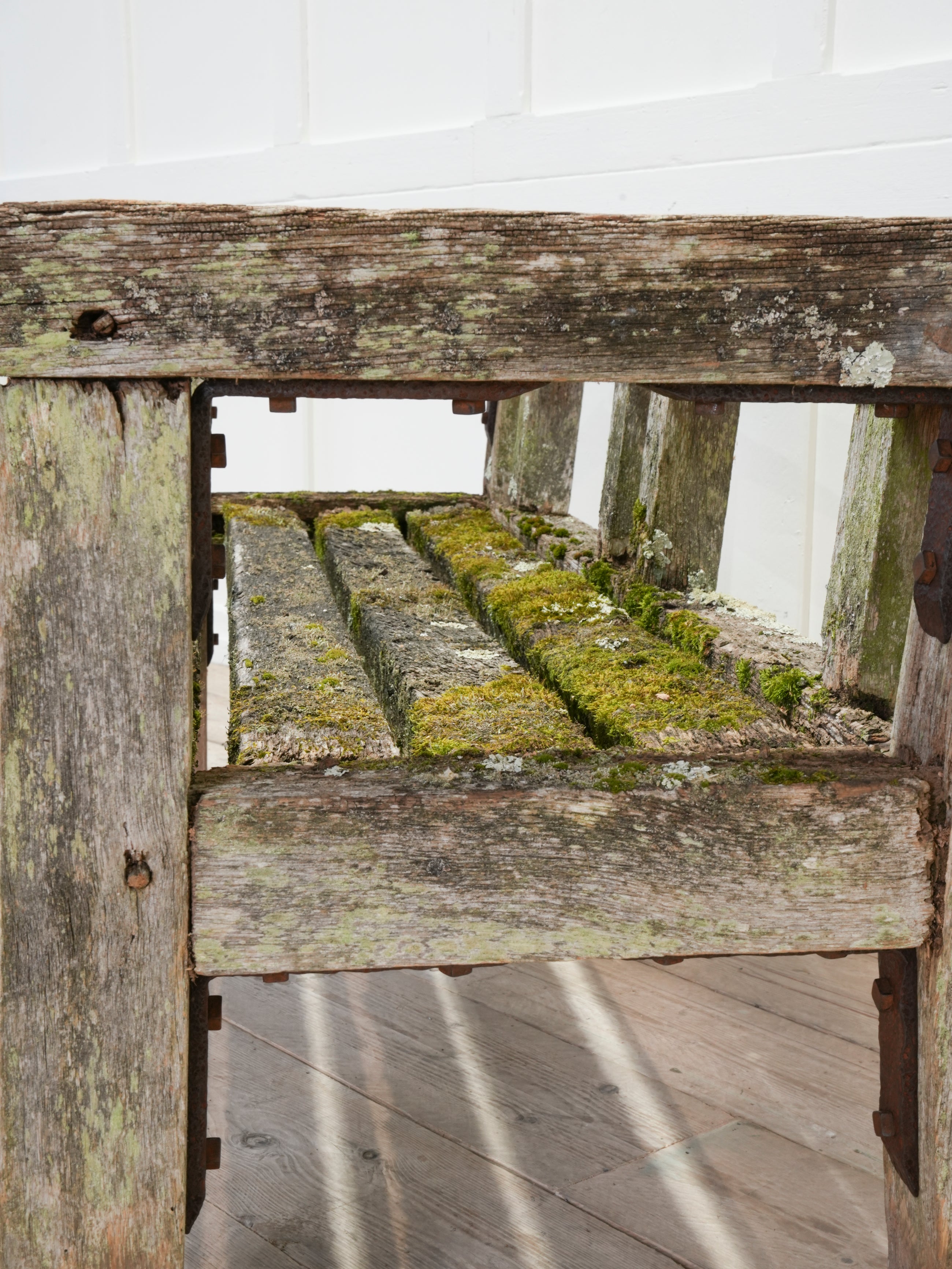 A Pair of Oak Estate Benches