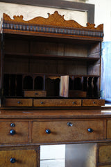 A George IV Chinese Amboyna Desk