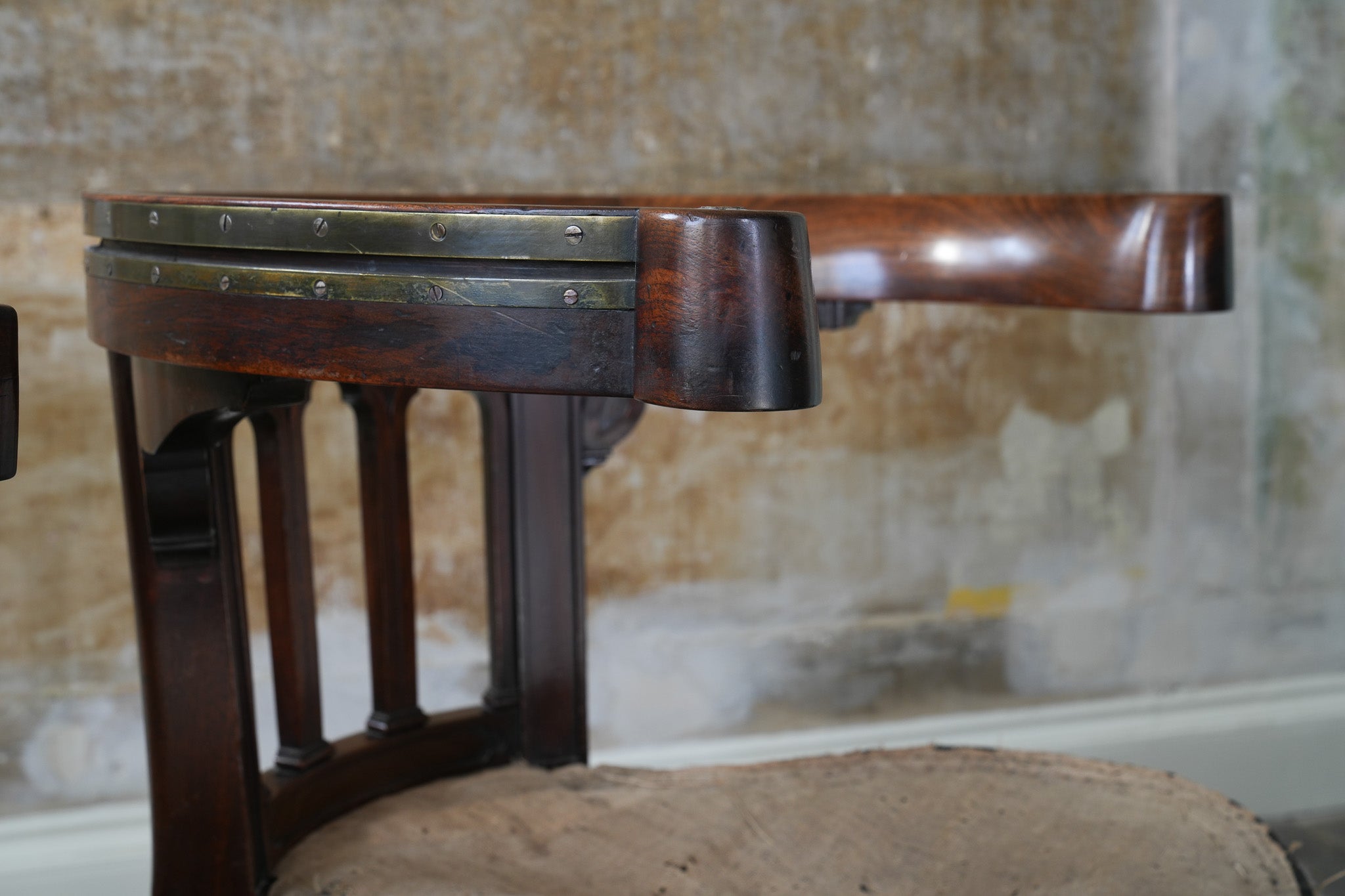 A Pair of George IV Reading Chairs attributed to Morgan & Saunders