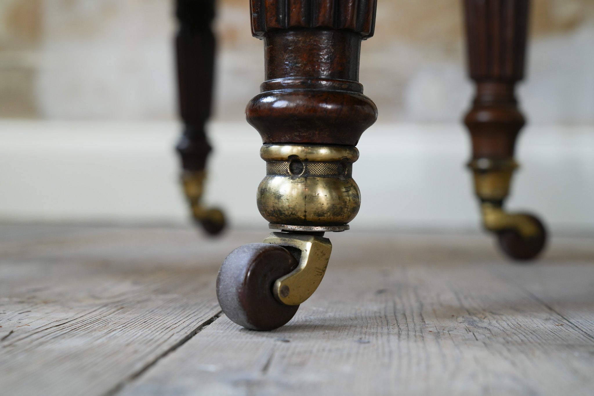 A Pair of George IV Reading Chairs attributed to Morgan & Saunders
