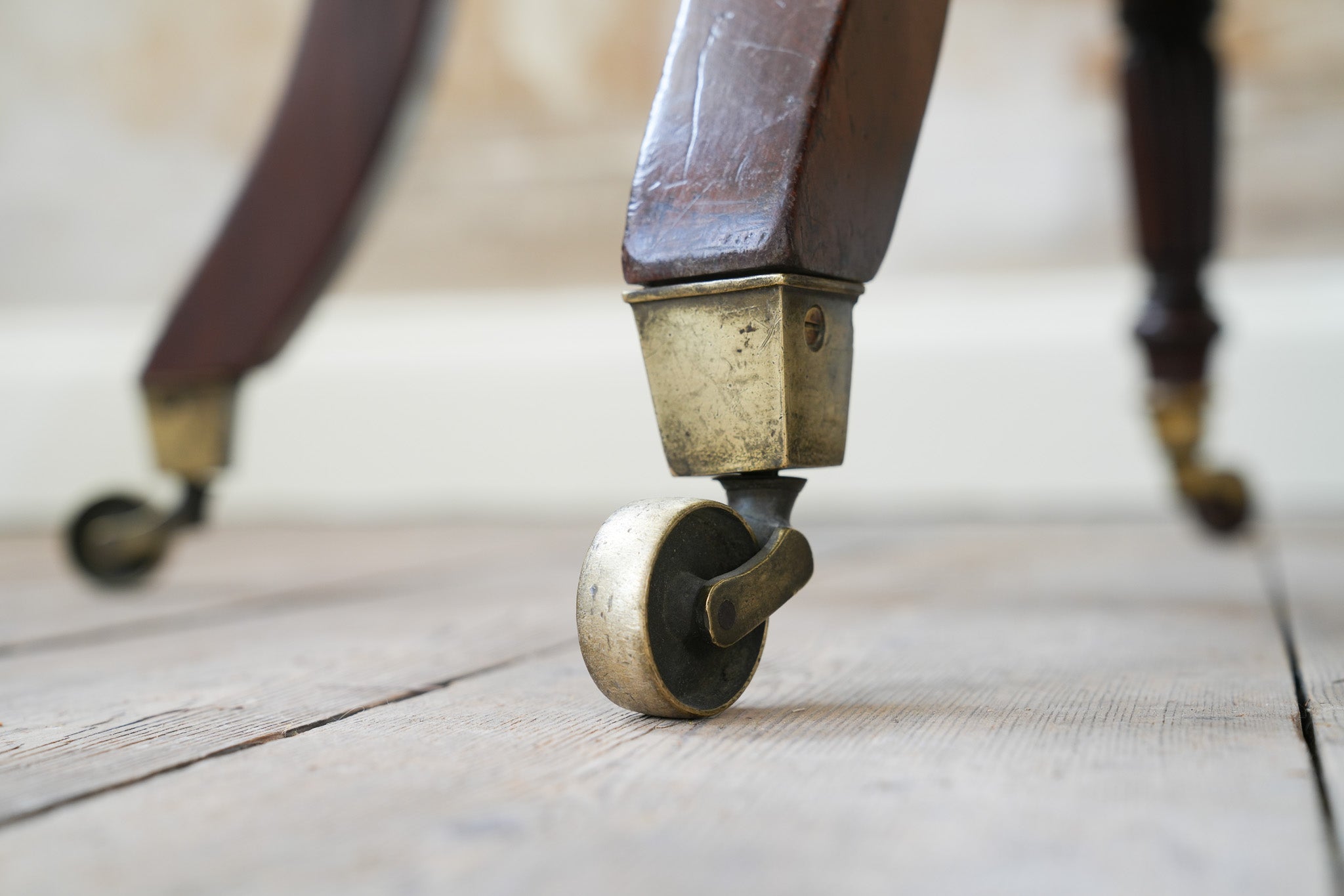 A Pair of George IV Reading Chairs attributed to Morgan & Saunders