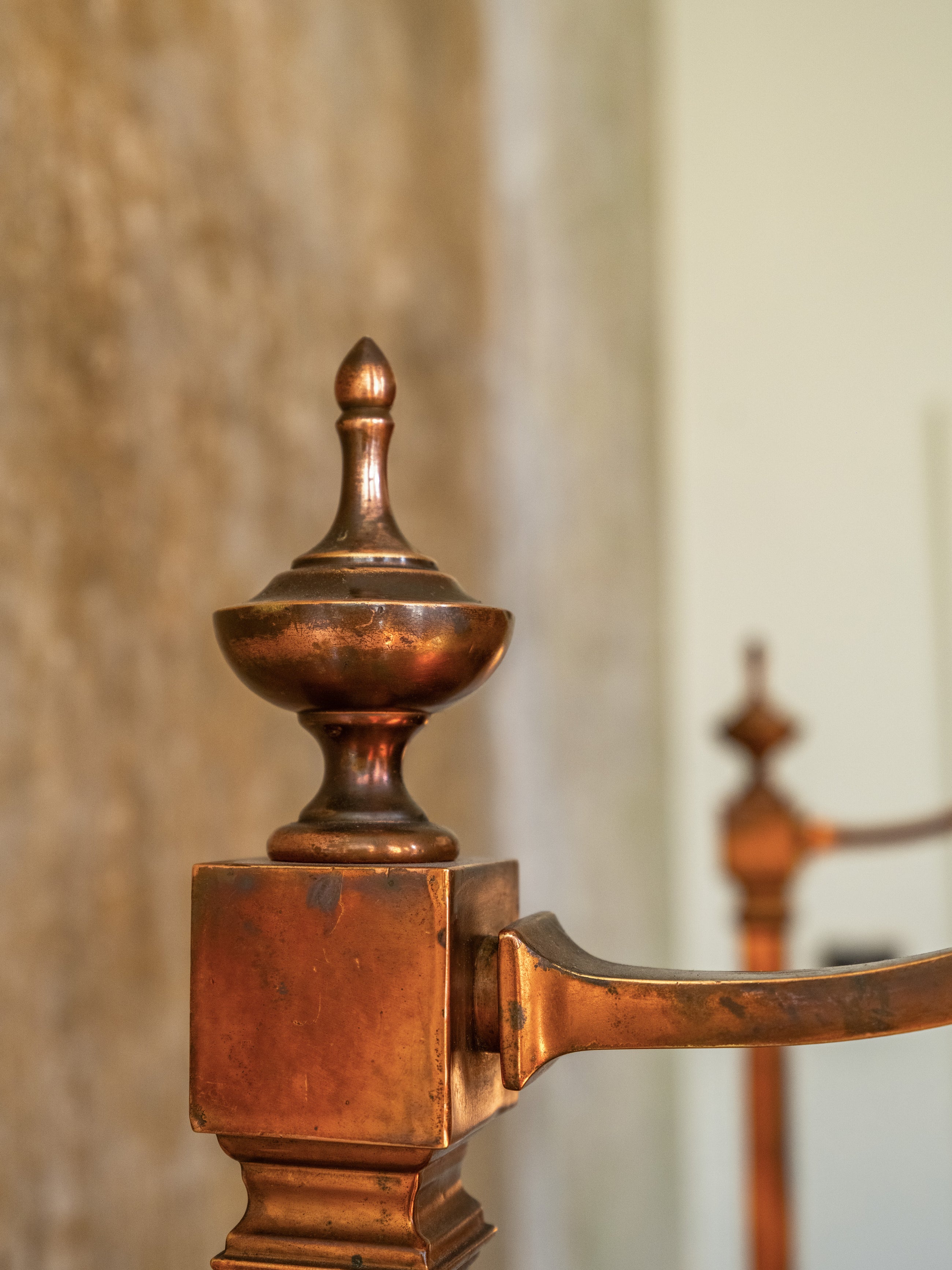 A Pair of Bronzed Counter Lamps