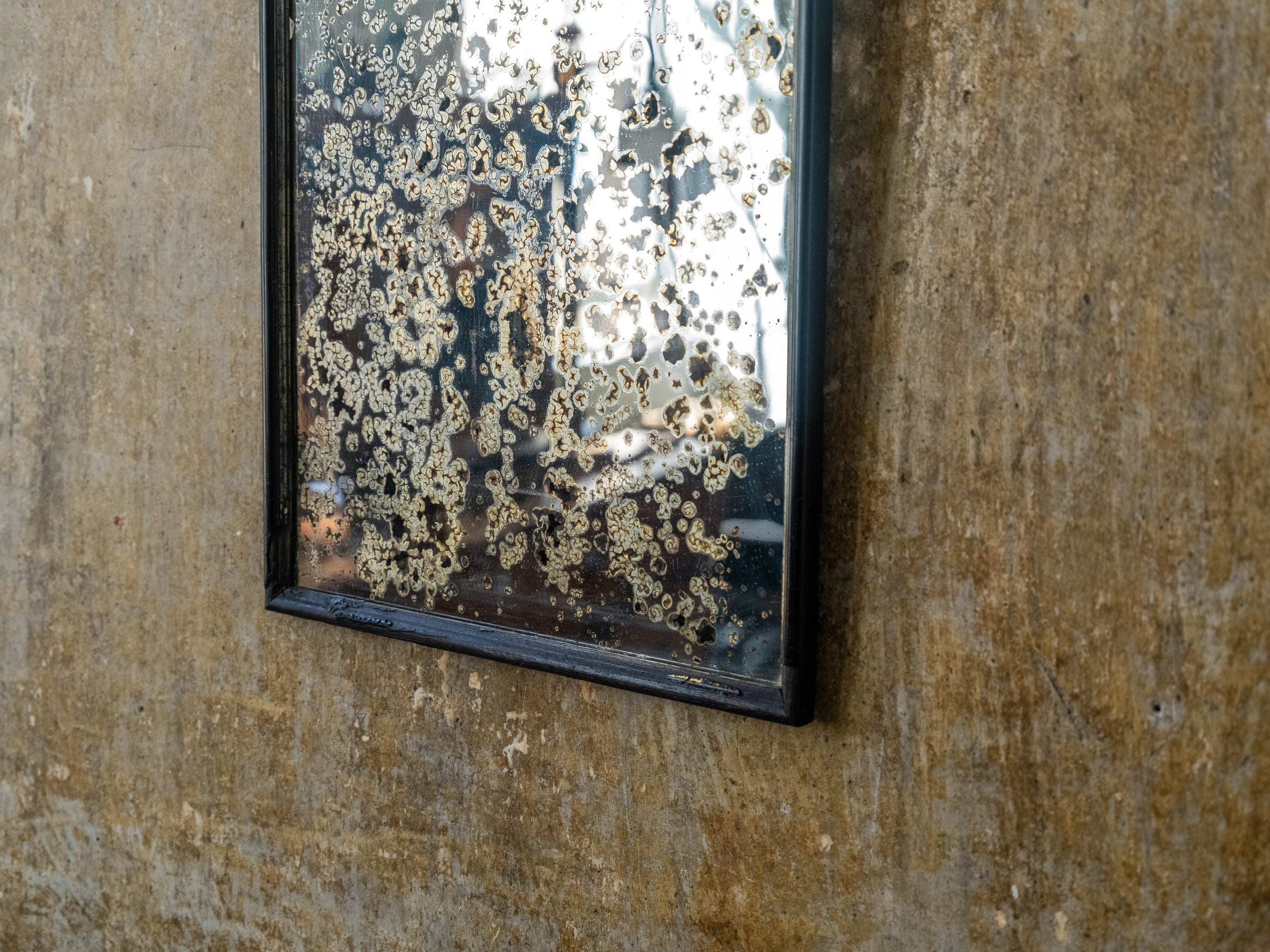 A Distressed 19th Century Wall Mirror