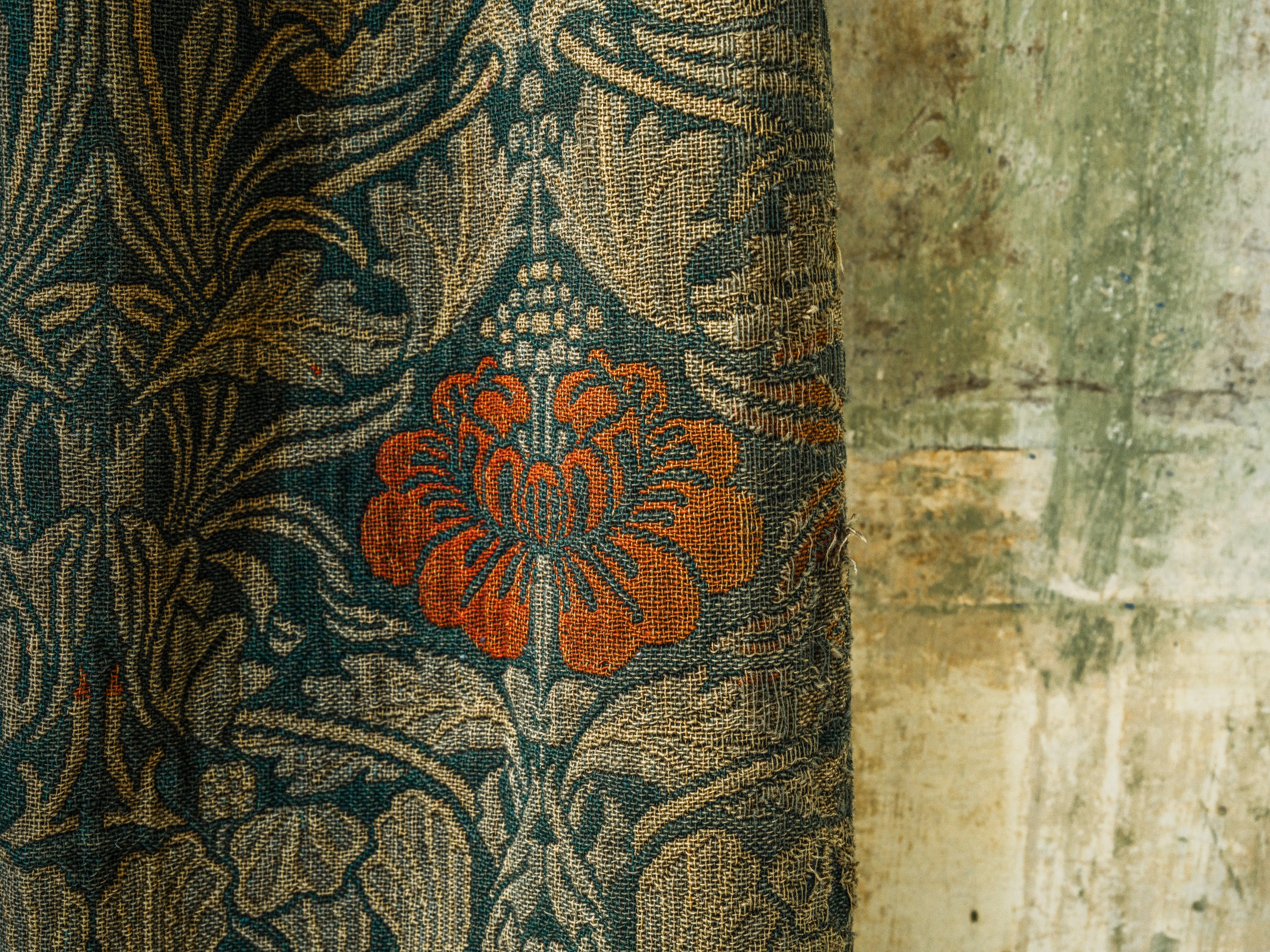 A Pair of 19th Century William Morris Curtains