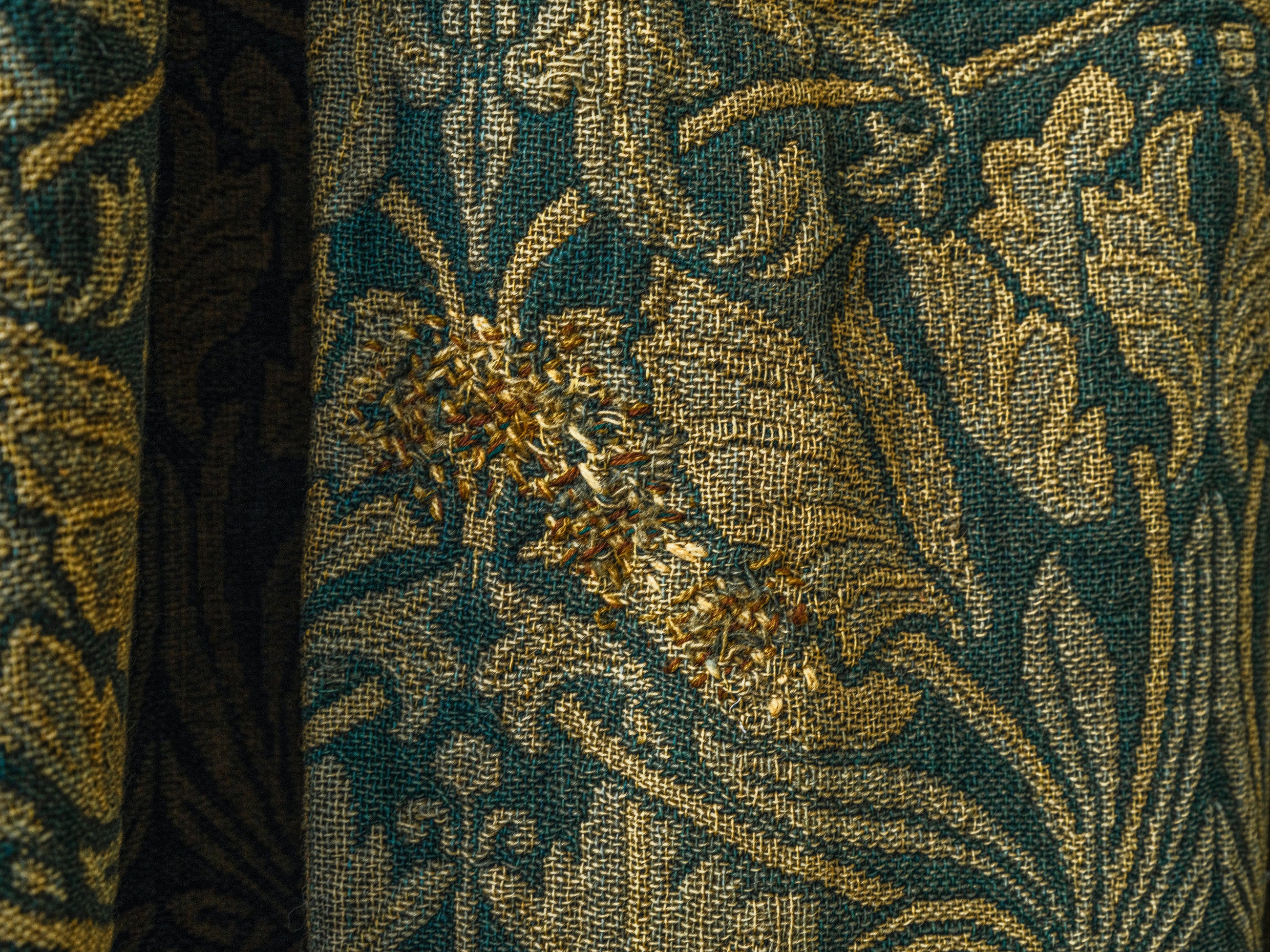 A Pair of 19th Century William Morris Curtains