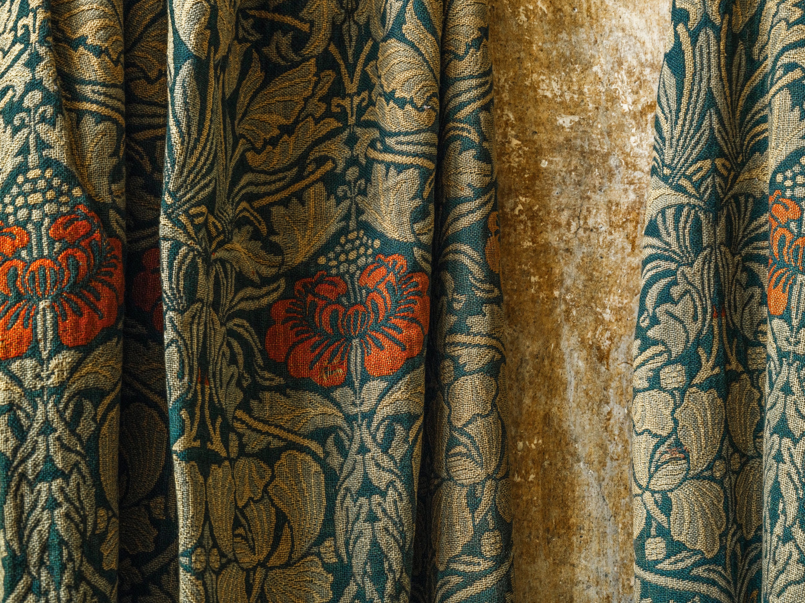 A Pair of 19th Century William Morris Curtains