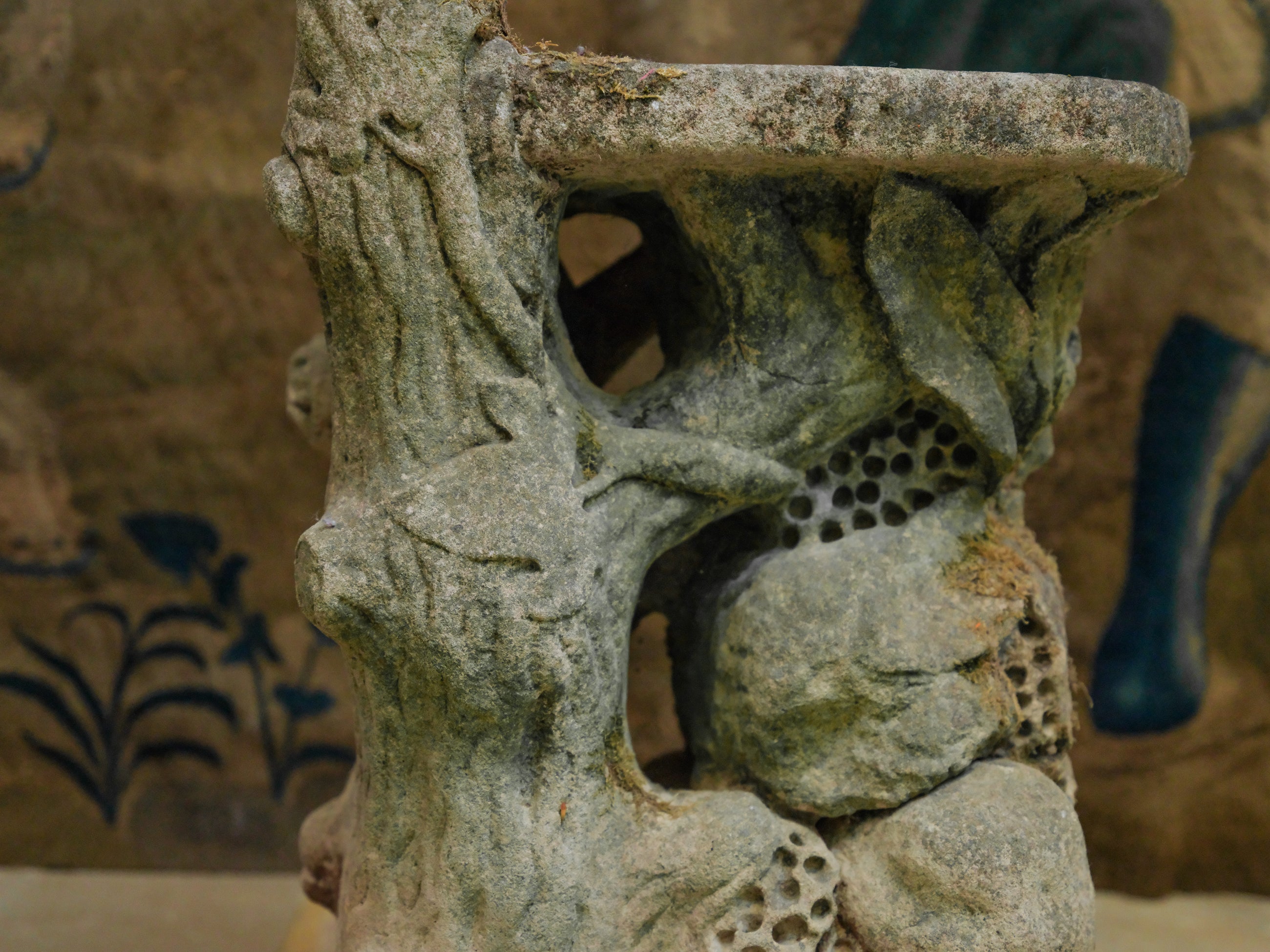 19th Century Italian Grit Stone Grotto Chairs