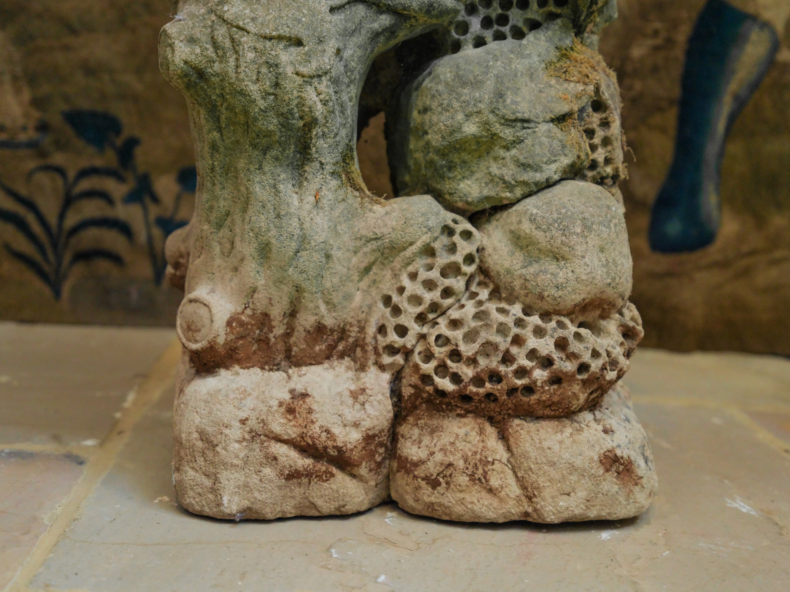 19th Century Italian Grit Stone Grotto Chairs