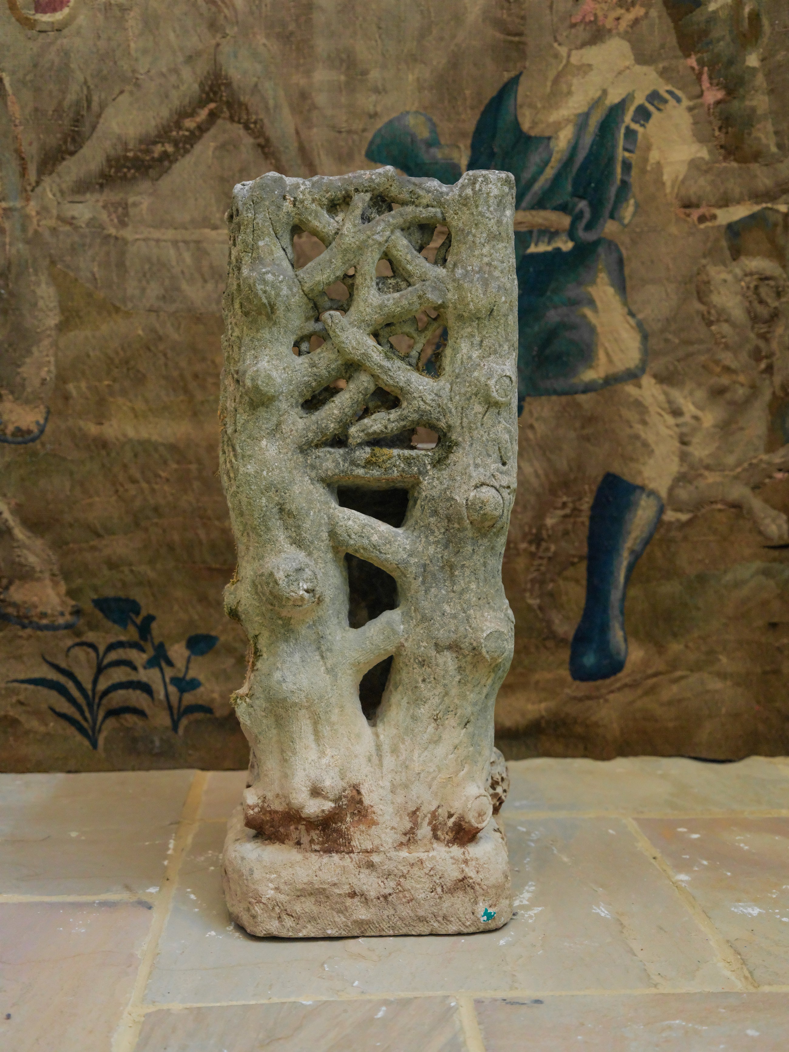 19th Century Italian Grit Stone Grotto Chairs