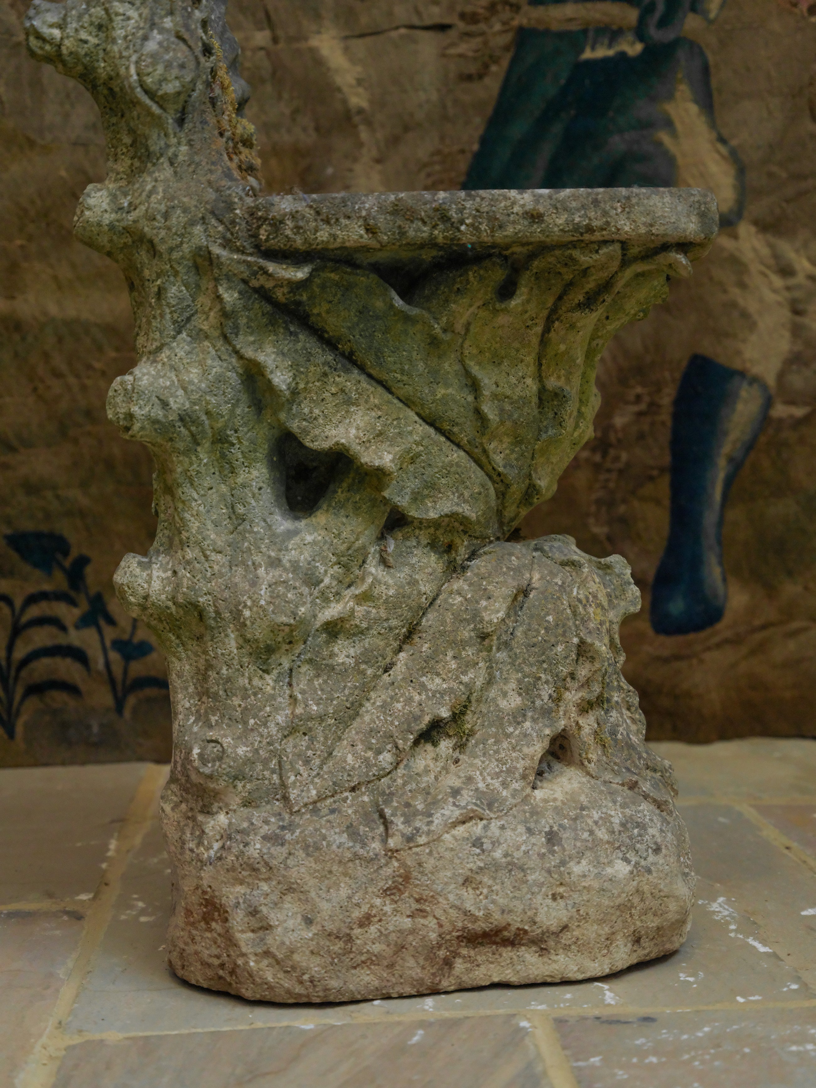 19th Century Italian Grit Stone Grotto Chairs