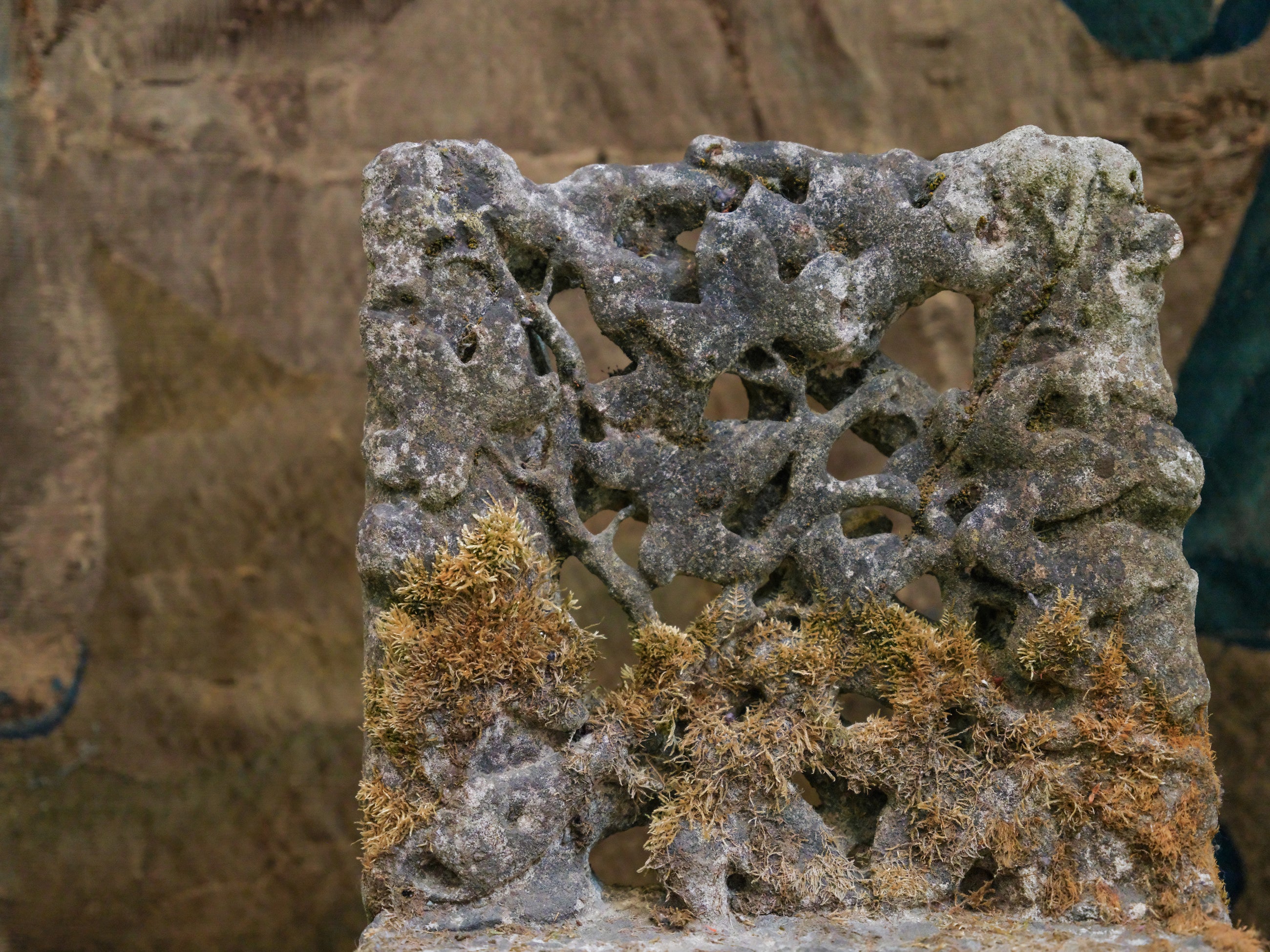 19th Century Italian Grit Stone Grotto Chairs