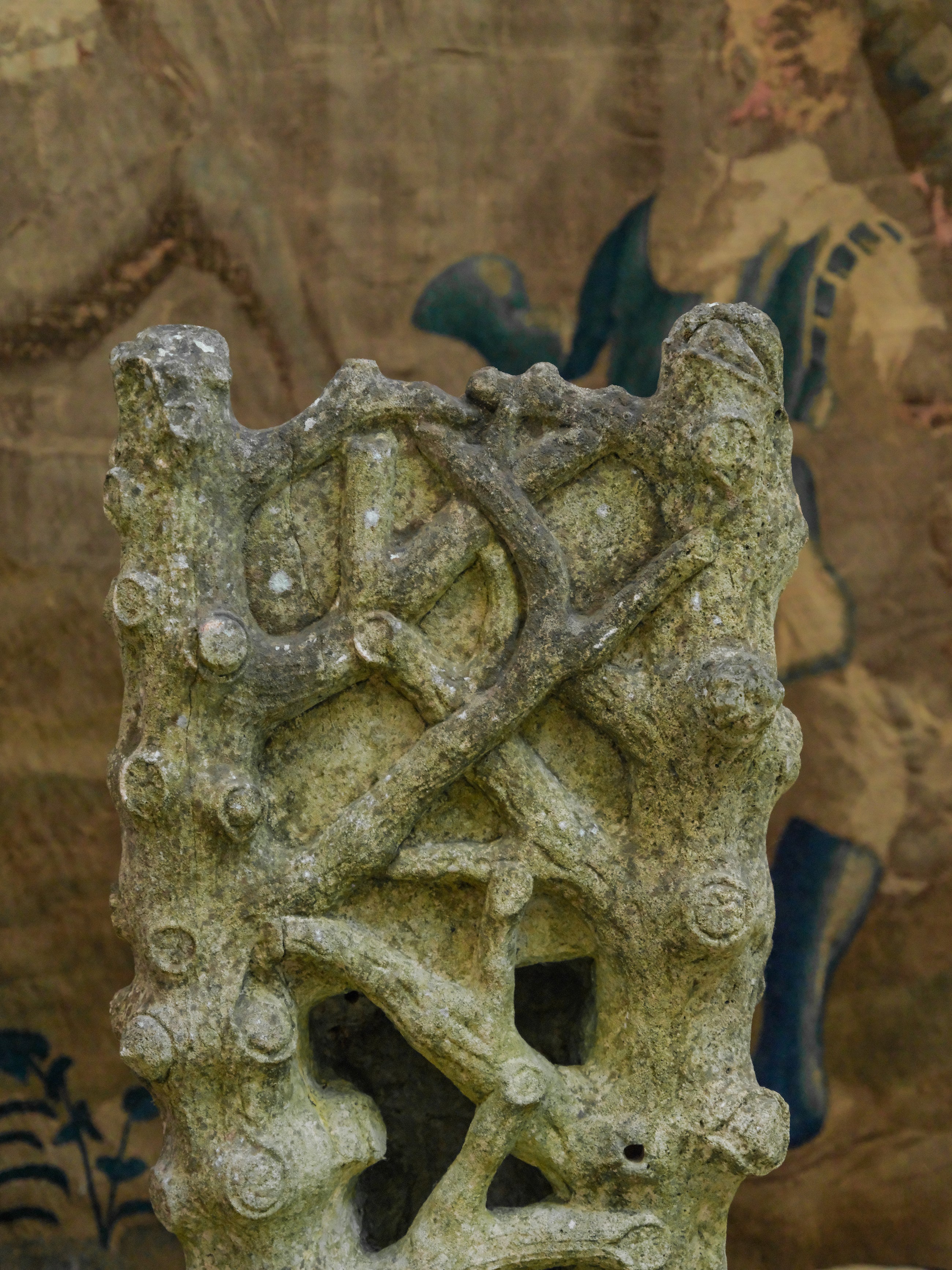 19th Century Italian Grit Stone Grotto Chairs