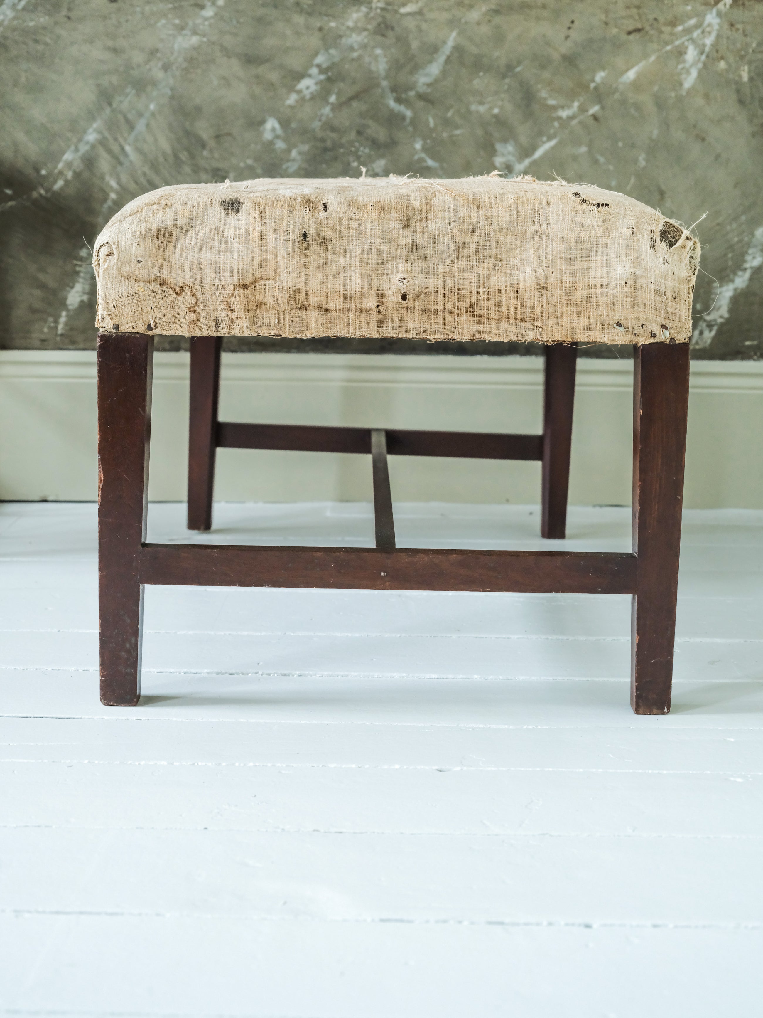 A Mid 18th Century Mahogany Stool